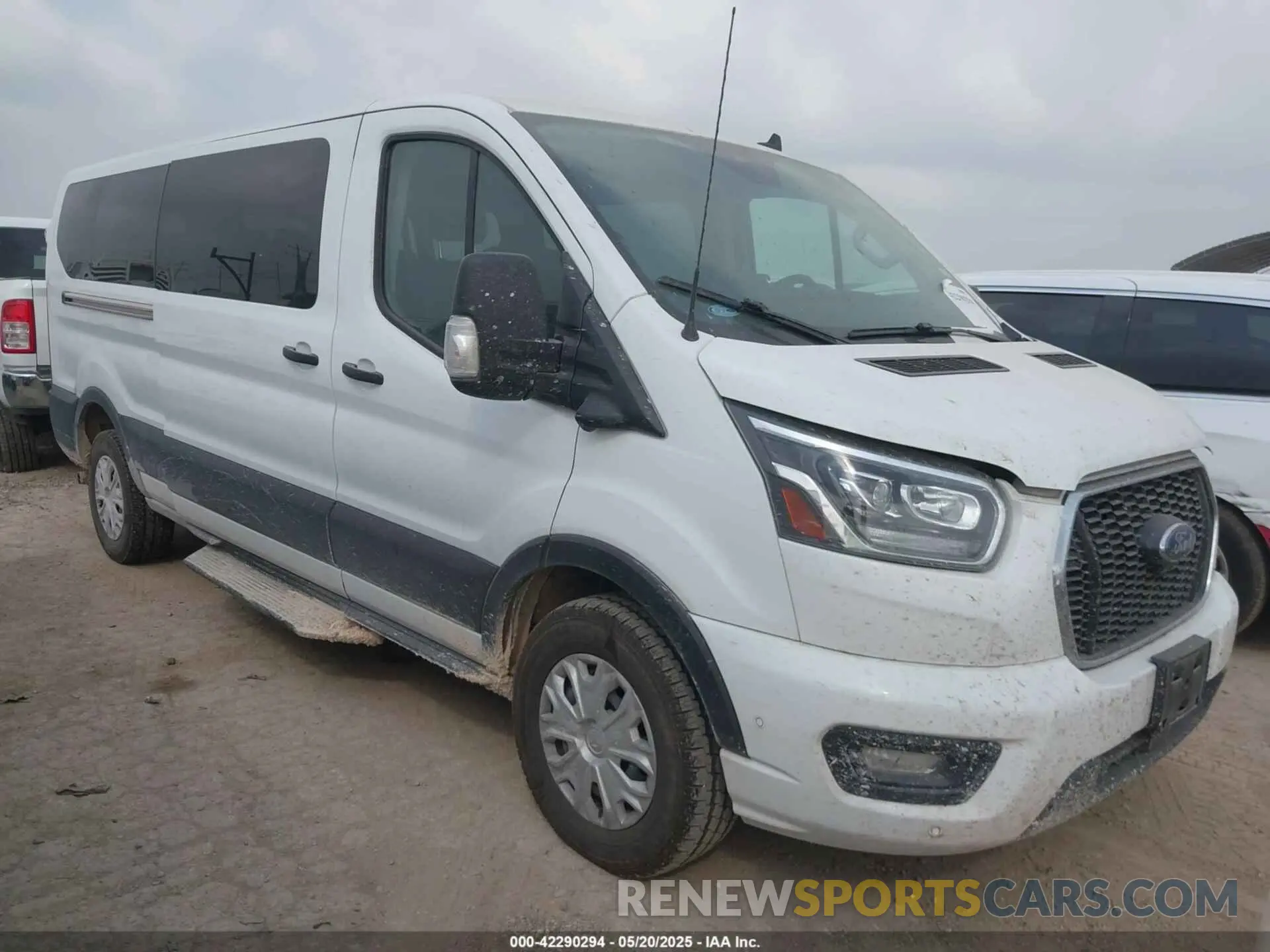 1 Photograph of a damaged car 1FDAX2Y89PKA45101 FORD TRANSIT-350 PASSENGER VAN 2023
