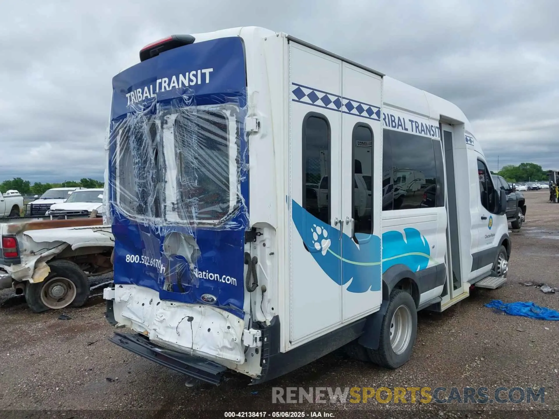 4 Photograph of a damaged car 1FDVU5XG0PKB93819 FORD TRANSIT-350 PASSENGER VAN 2023