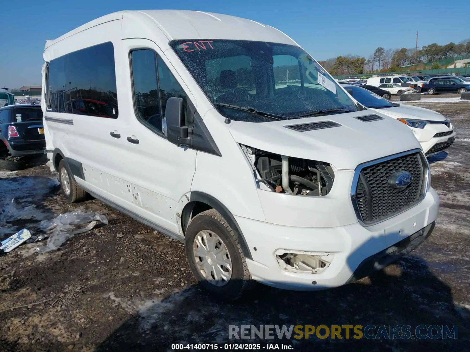 1 Photograph of a damaged car 1FBAX2C85RKA16018 FORD TRANSIT-350 PASSENGER VAN 2024