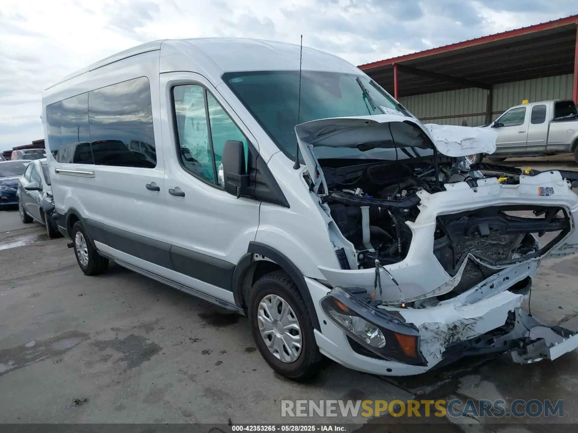 1 Photograph of a damaged car 1FBAX2C87RKA51837 FORD TRANSIT-350 PASSENGER VAN 2024