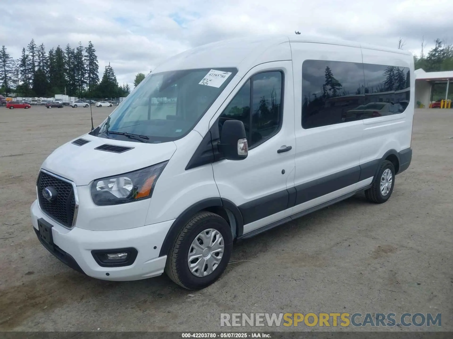 2 Photograph of a damaged car 1FBAX2C87SKA21405 FORD TRANSIT-350 PASSENGER VAN 2025