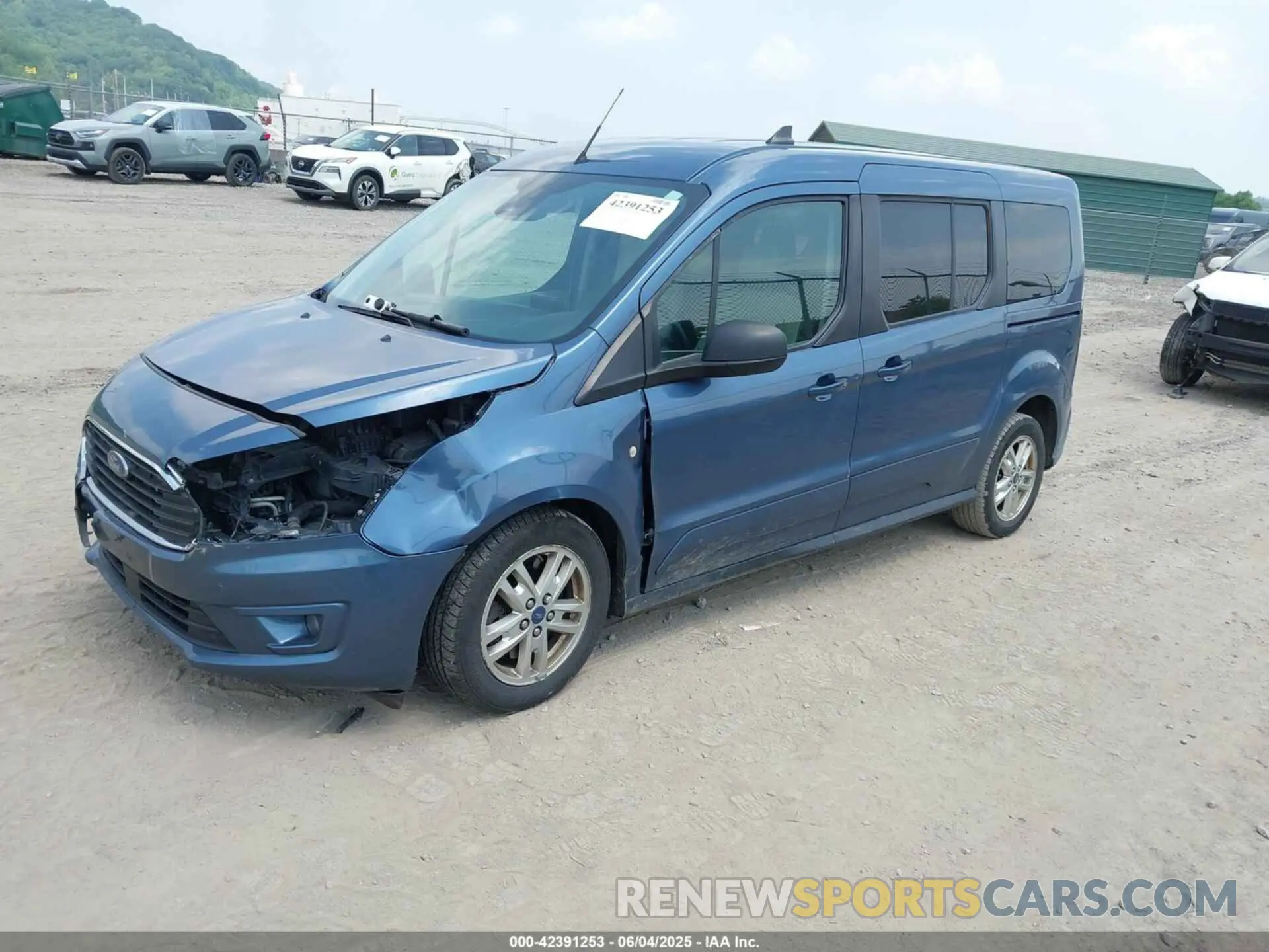 2 Photograph of a damaged car NM0GE9F22K1383933 FORD TRANSIT CONNECT 2019