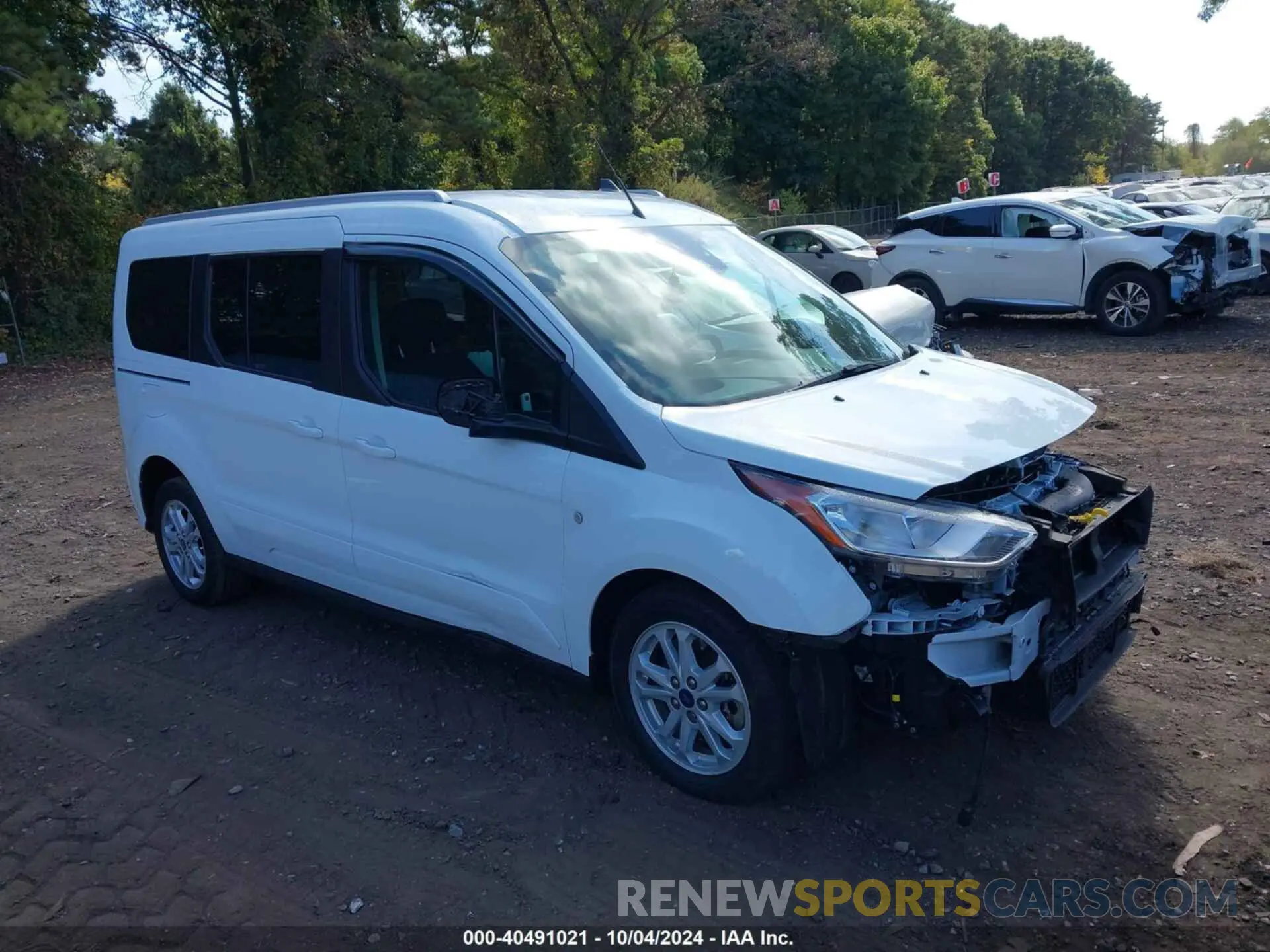 1 Photograph of a damaged car NM0GE9F27K1405537 FORD TRANSIT CONNECT 2019
