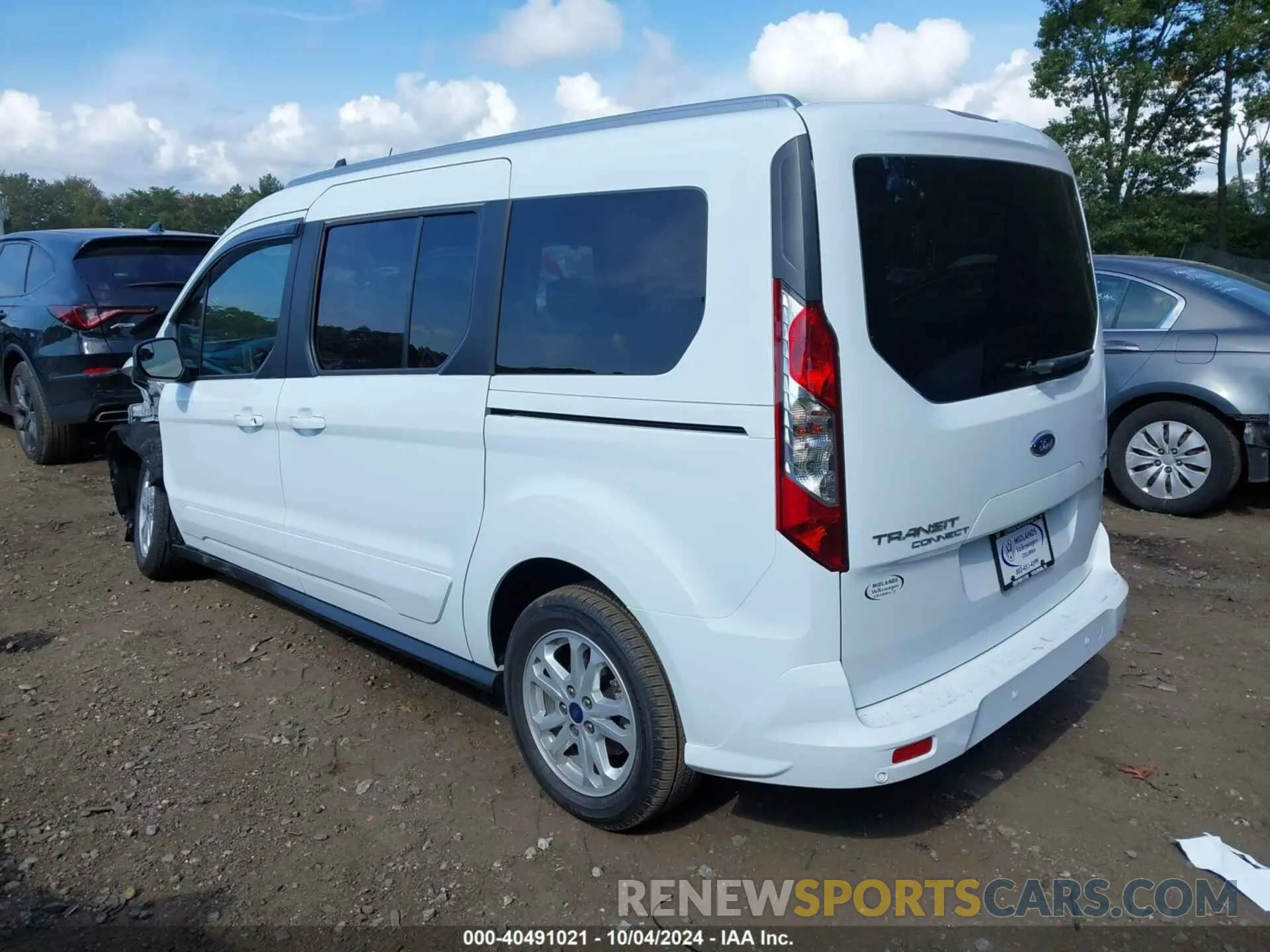 3 Photograph of a damaged car NM0GE9F27K1405537 FORD TRANSIT CONNECT 2019