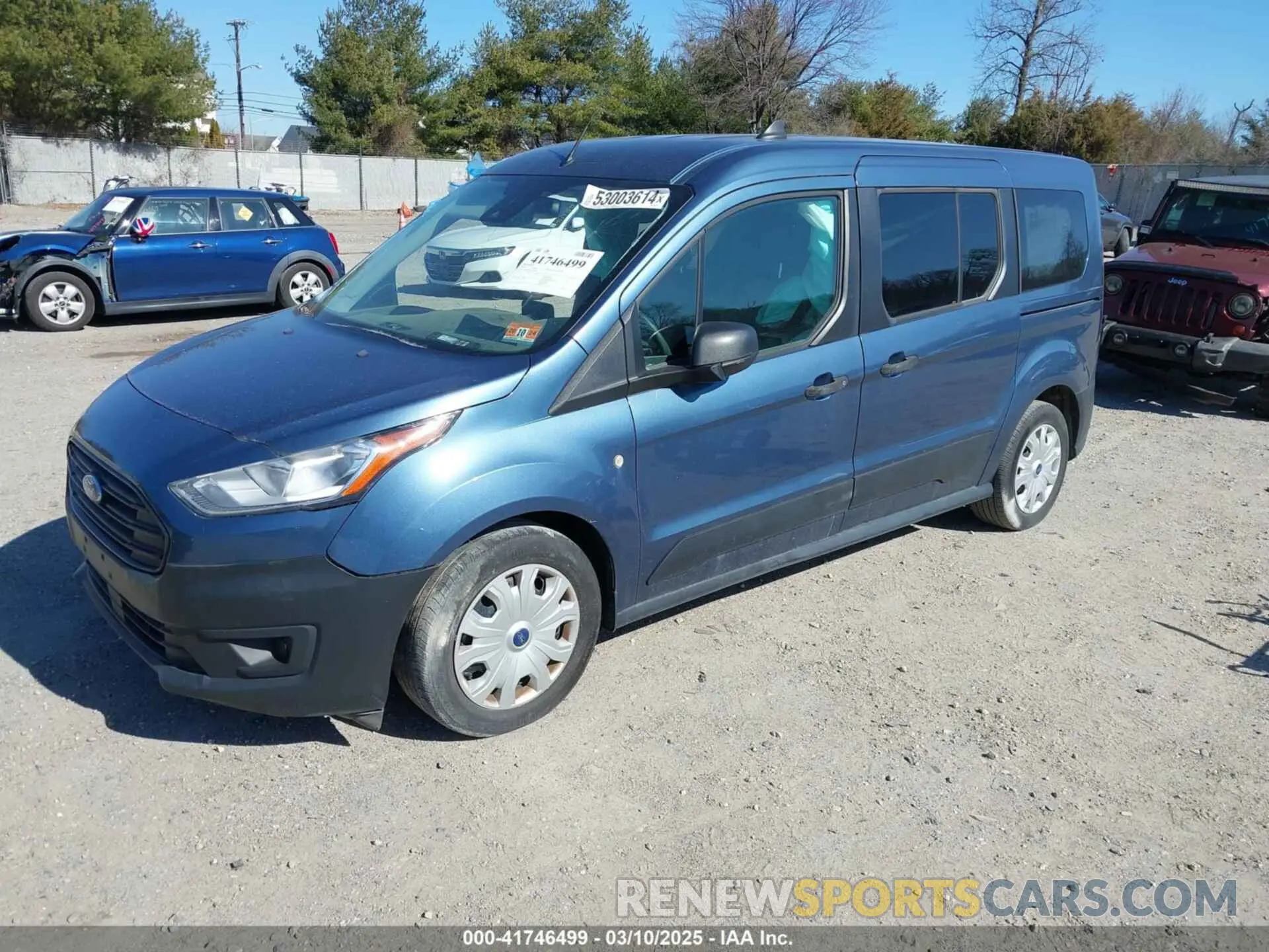 2 Photograph of a damaged car NM0GS9E21K1426782 FORD TRANSIT CONNECT 2019
