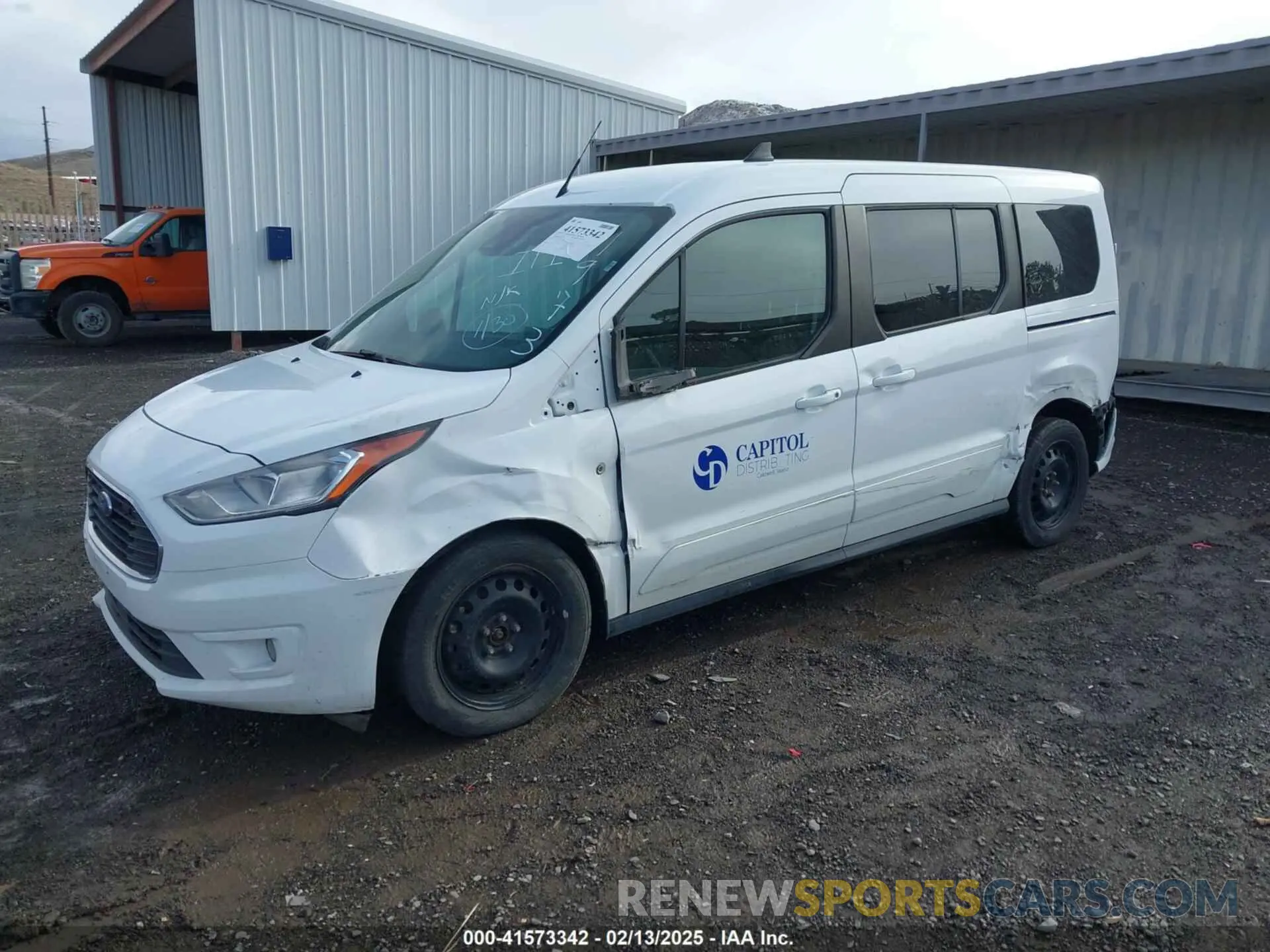 2 Photograph of a damaged car NM0GS9F21K1411973 FORD TRANSIT CONNECT 2019