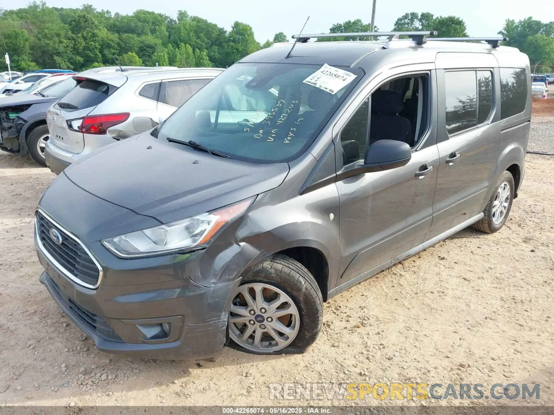 2 Photograph of a damaged car NM0GS9F2XK1427203 FORD TRANSIT CONNECT 2019