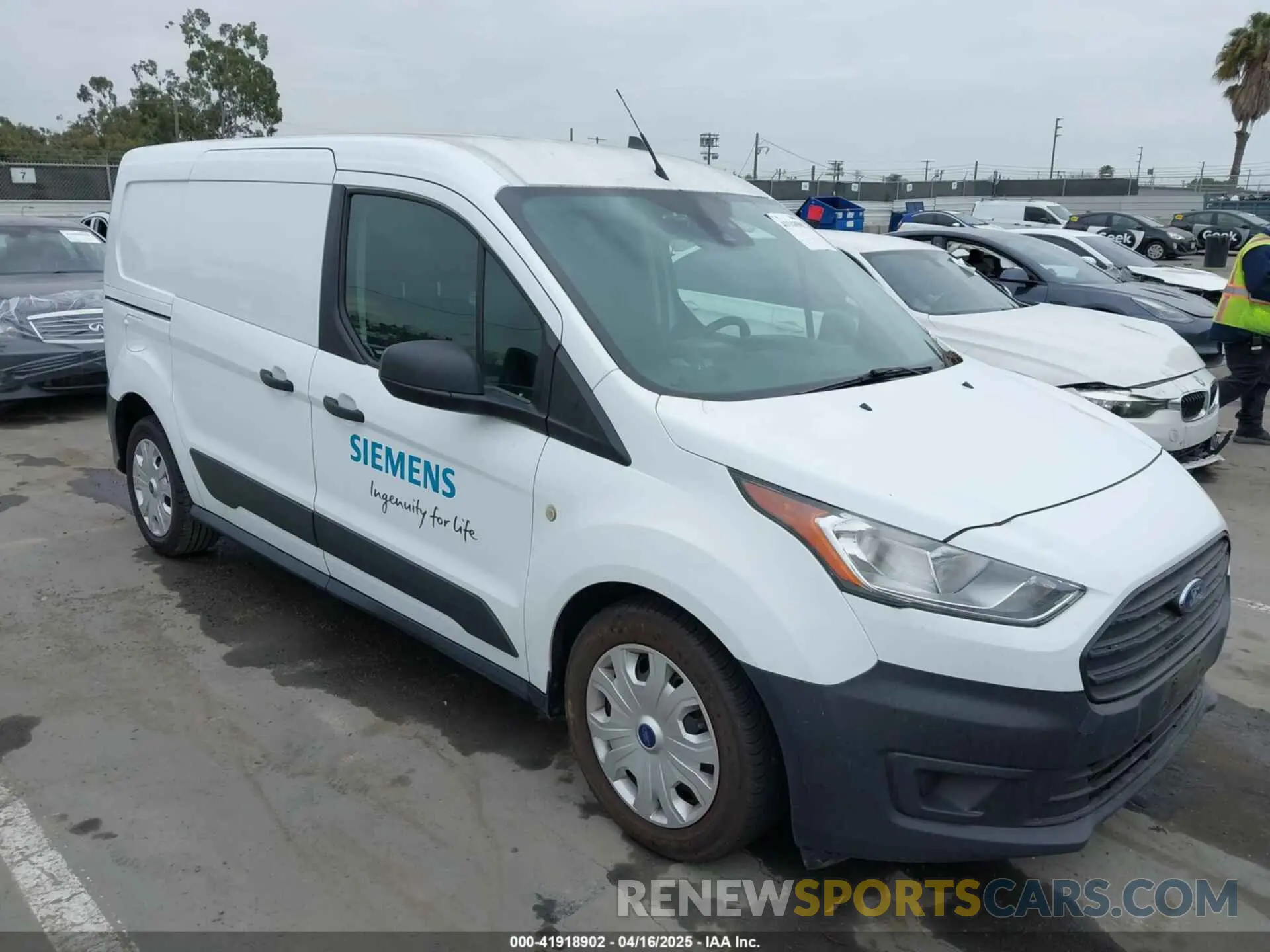 1 Photograph of a damaged car NM0LE7E20K1431420 FORD TRANSIT CONNECT 2019