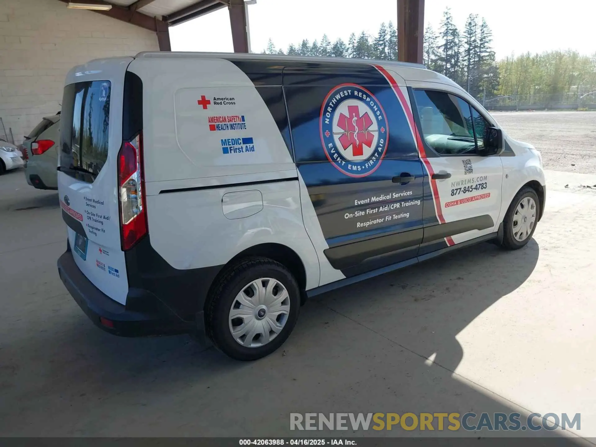 4 Photograph of a damaged car NM0LE7E21K1399819 FORD TRANSIT CONNECT 2019