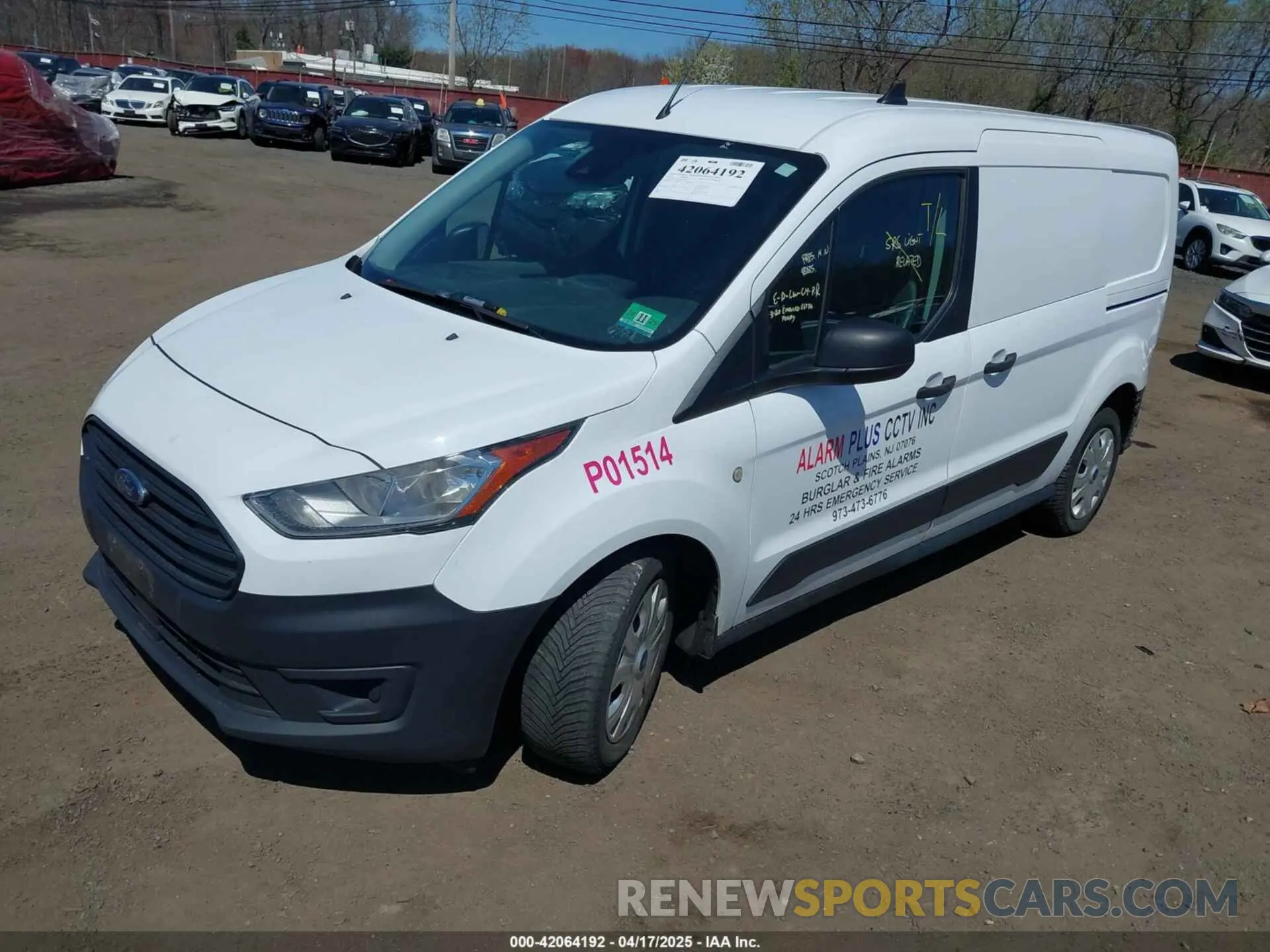2 Photograph of a damaged car NM0LE7E26K1384250 FORD TRANSIT CONNECT 2019