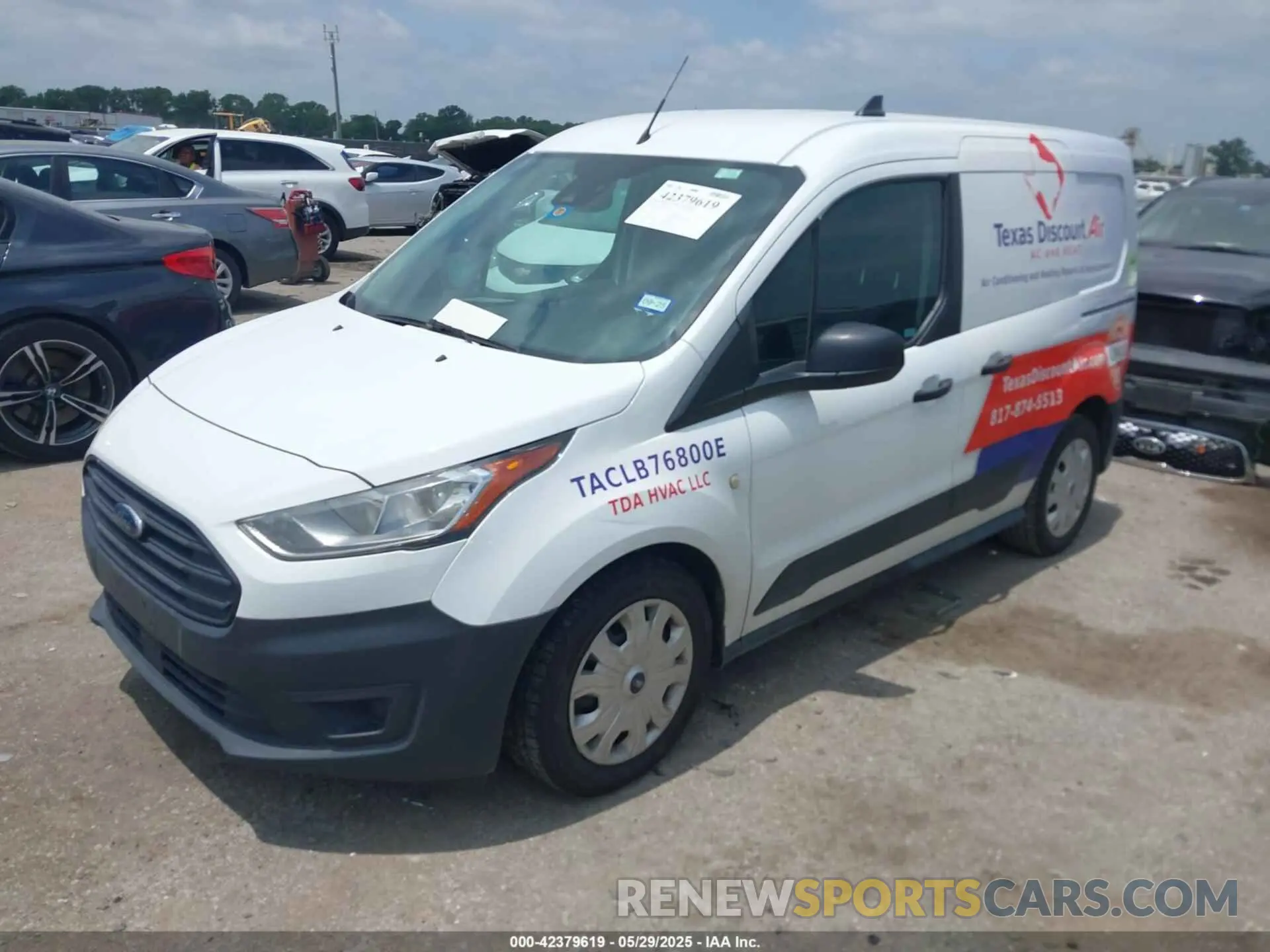 2 Photograph of a damaged car NM0LS6E25K1386266 FORD TRANSIT CONNECT 2019