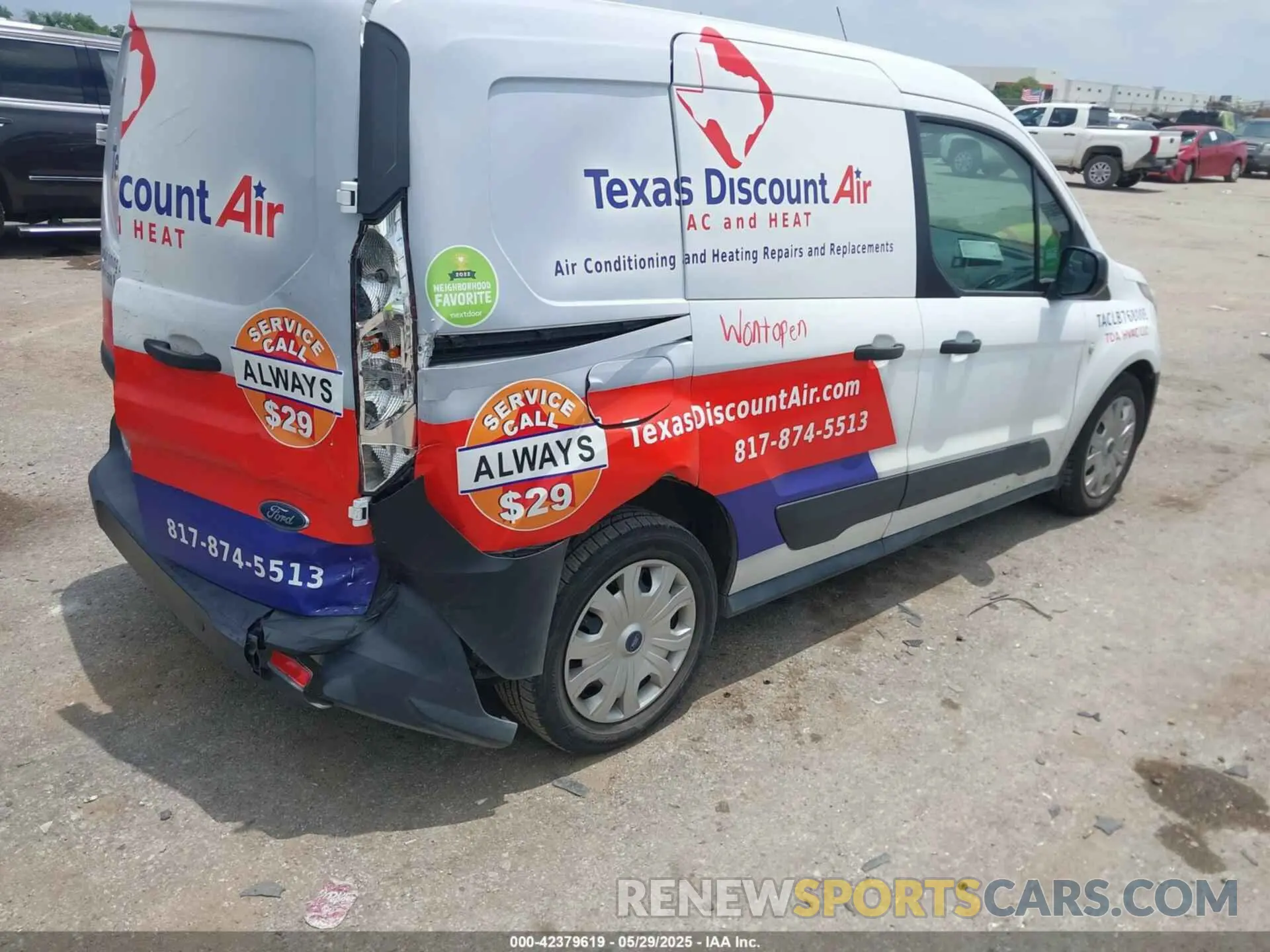 4 Photograph of a damaged car NM0LS6E25K1386266 FORD TRANSIT CONNECT 2019