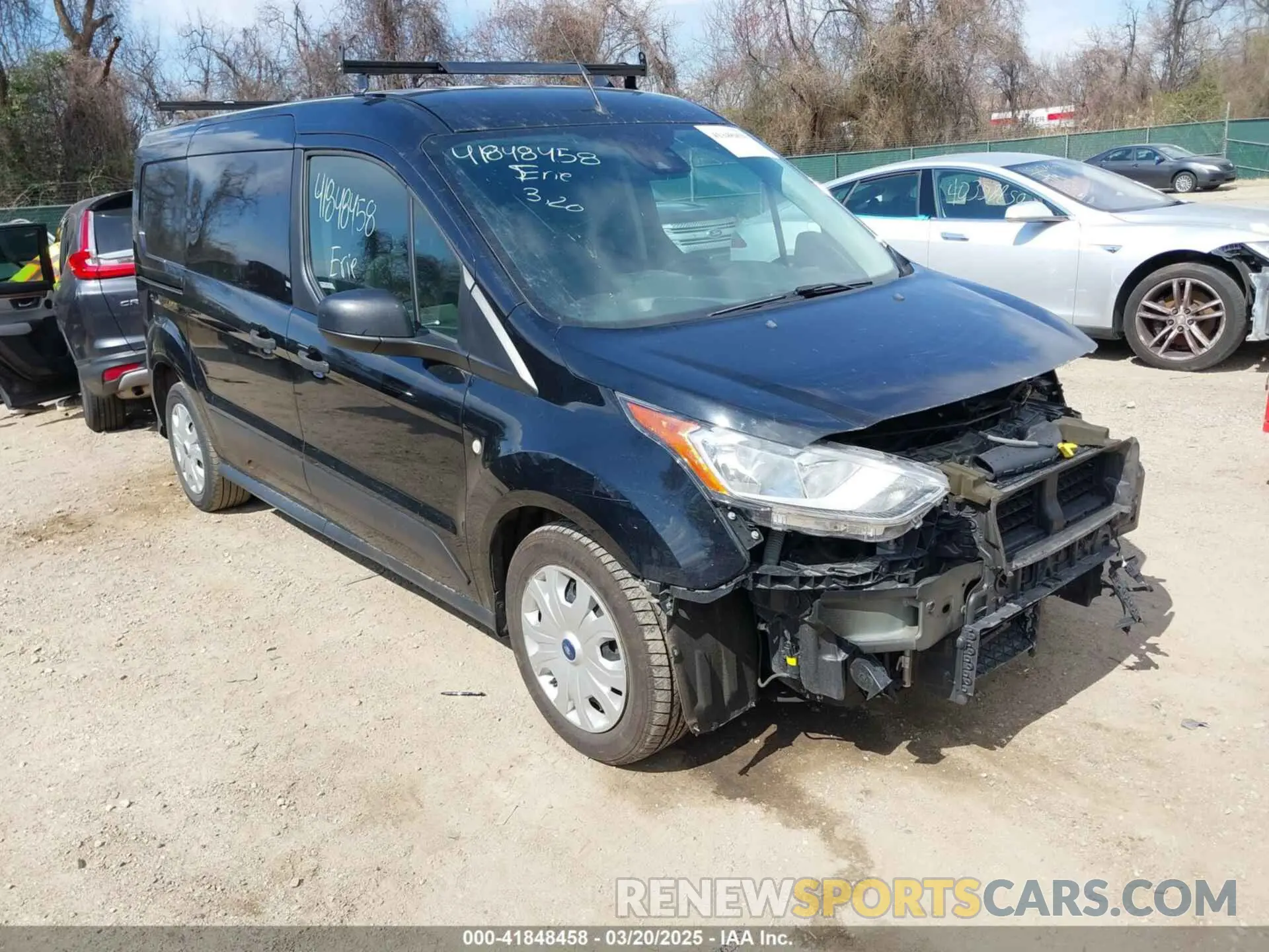 1 Photograph of a damaged car NM0LS7E22K1410643 FORD TRANSIT CONNECT 2019