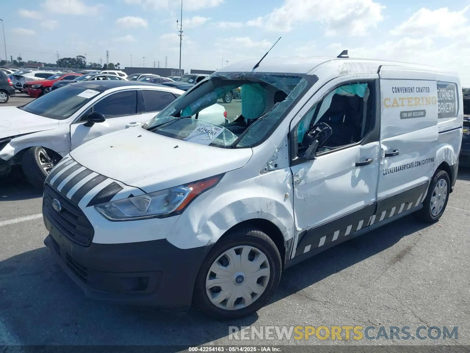 2 Photograph of a damaged car NM0LS7E25K1423404 FORD TRANSIT CONNECT 2019