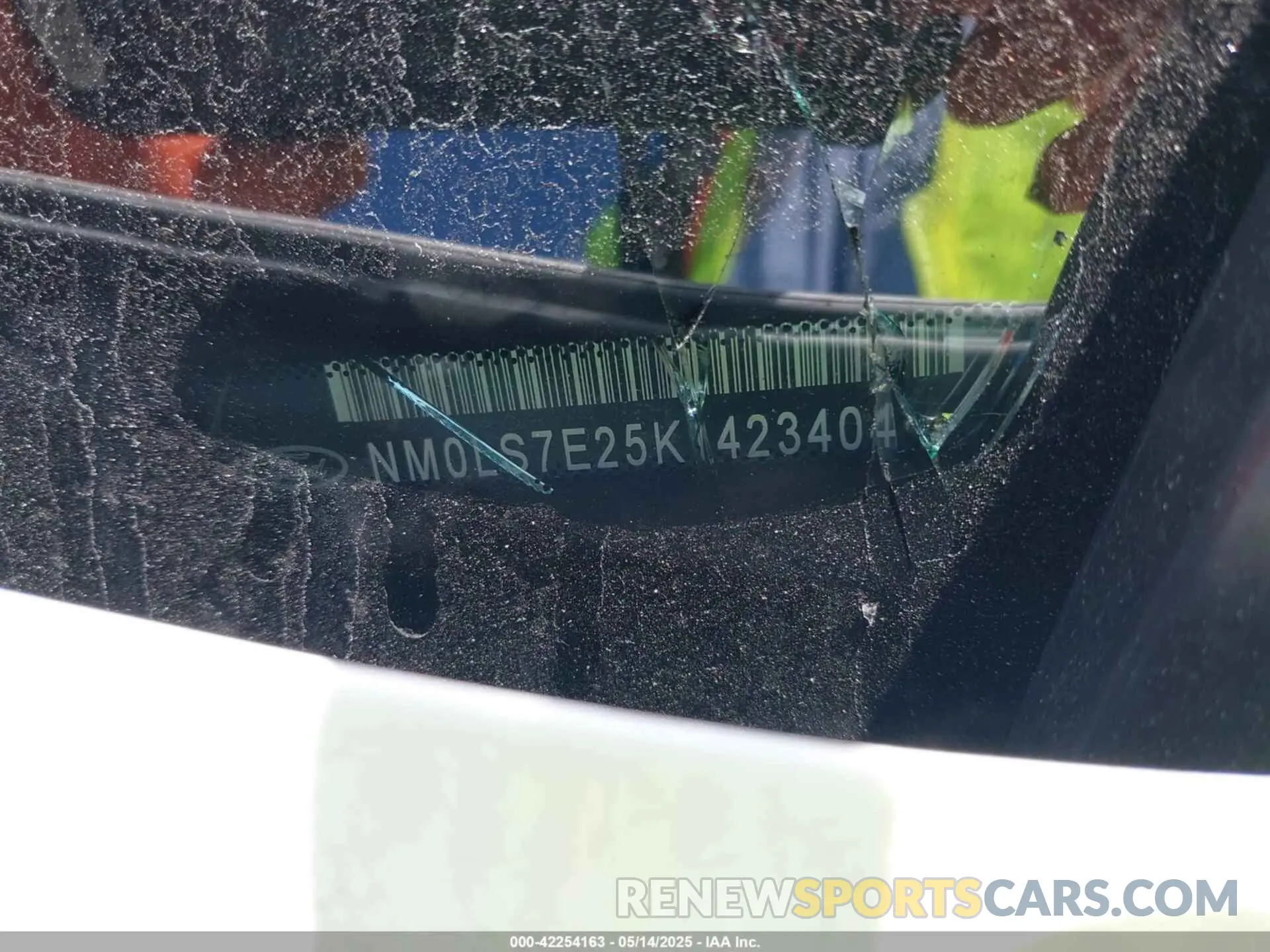 9 Photograph of a damaged car NM0LS7E25K1423404 FORD TRANSIT CONNECT 2019