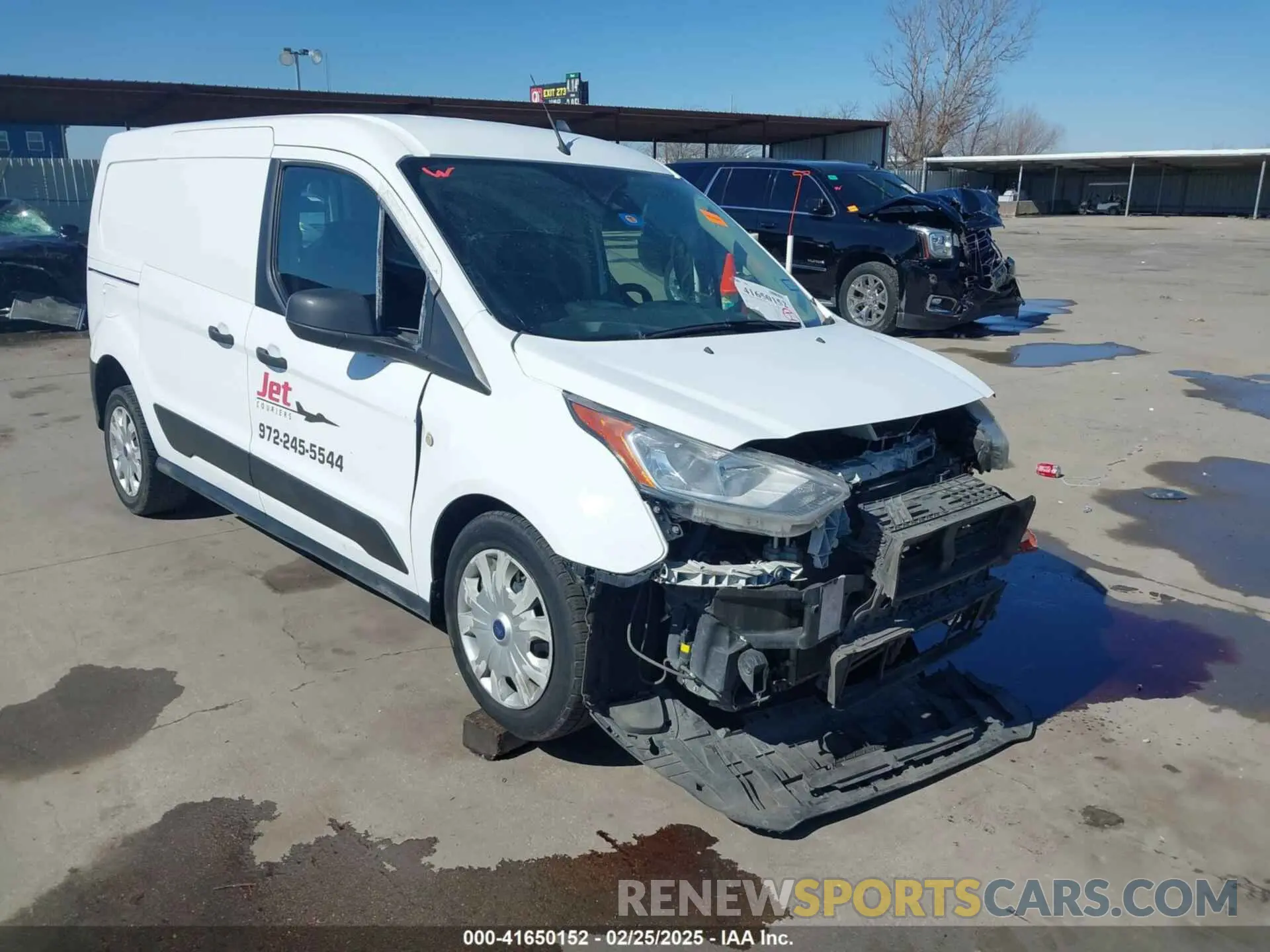 1 Photograph of a damaged car NM0LS7E27K1386176 FORD TRANSIT CONNECT 2019