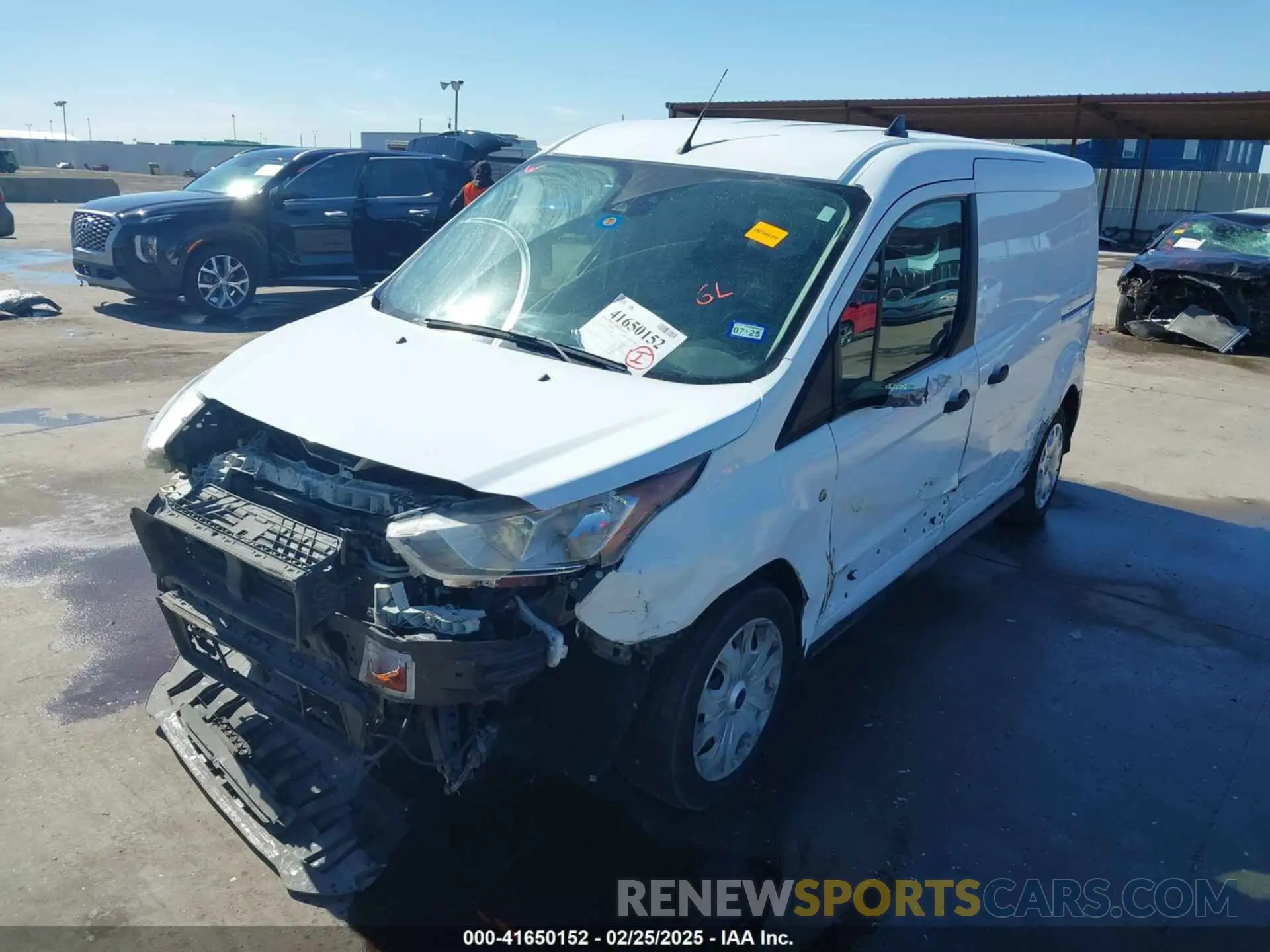 2 Photograph of a damaged car NM0LS7E27K1386176 FORD TRANSIT CONNECT 2019