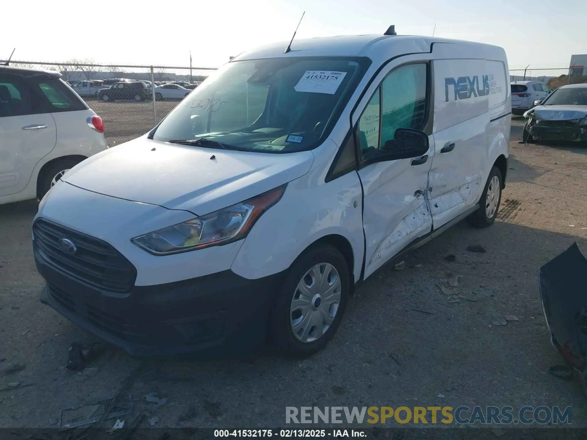 2 Photograph of a damaged car NM0LS7E27K1400383 FORD TRANSIT CONNECT 2019