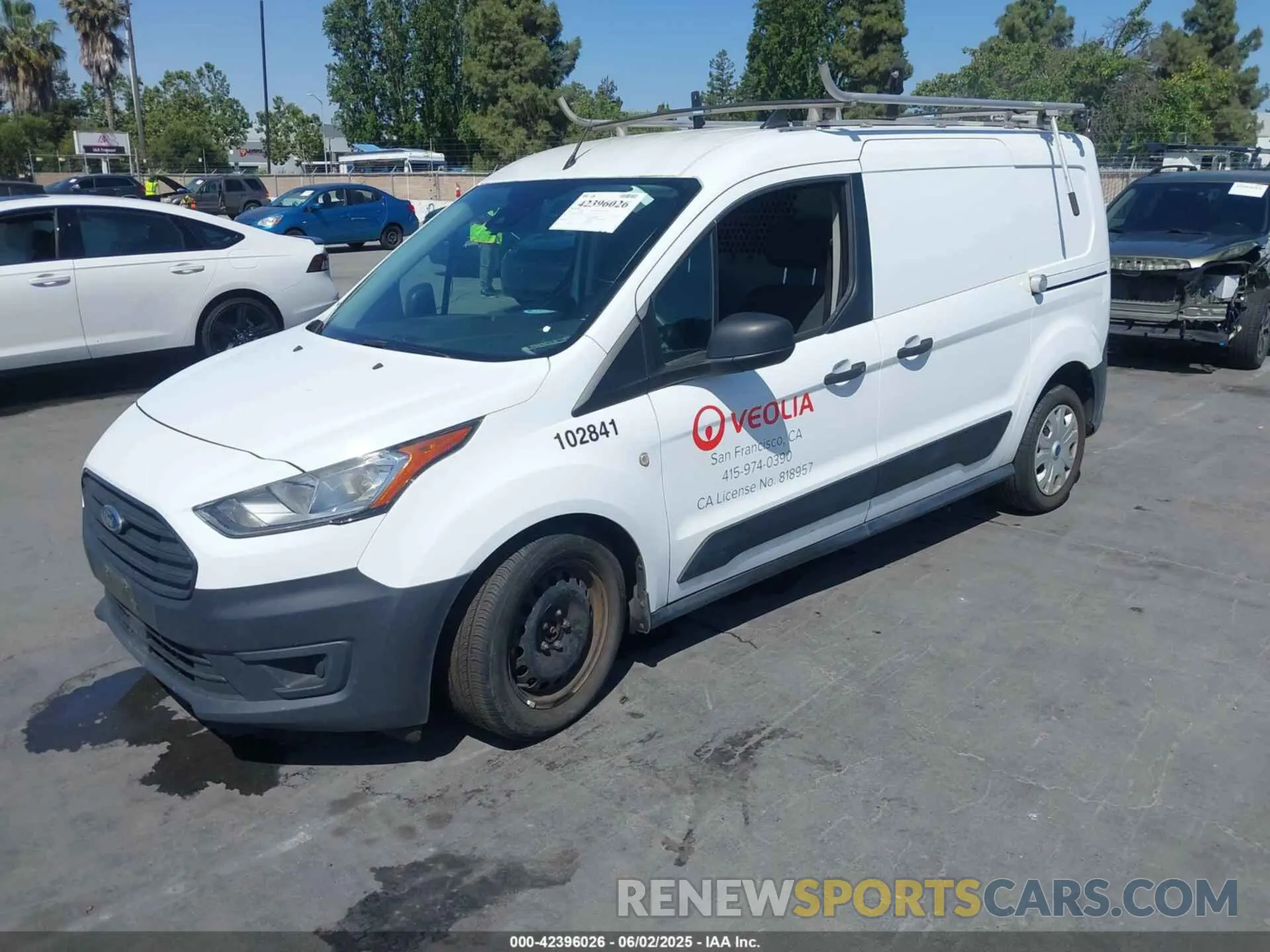2 Photograph of a damaged car NM0LS7E28K1389684 FORD TRANSIT CONNECT 2019
