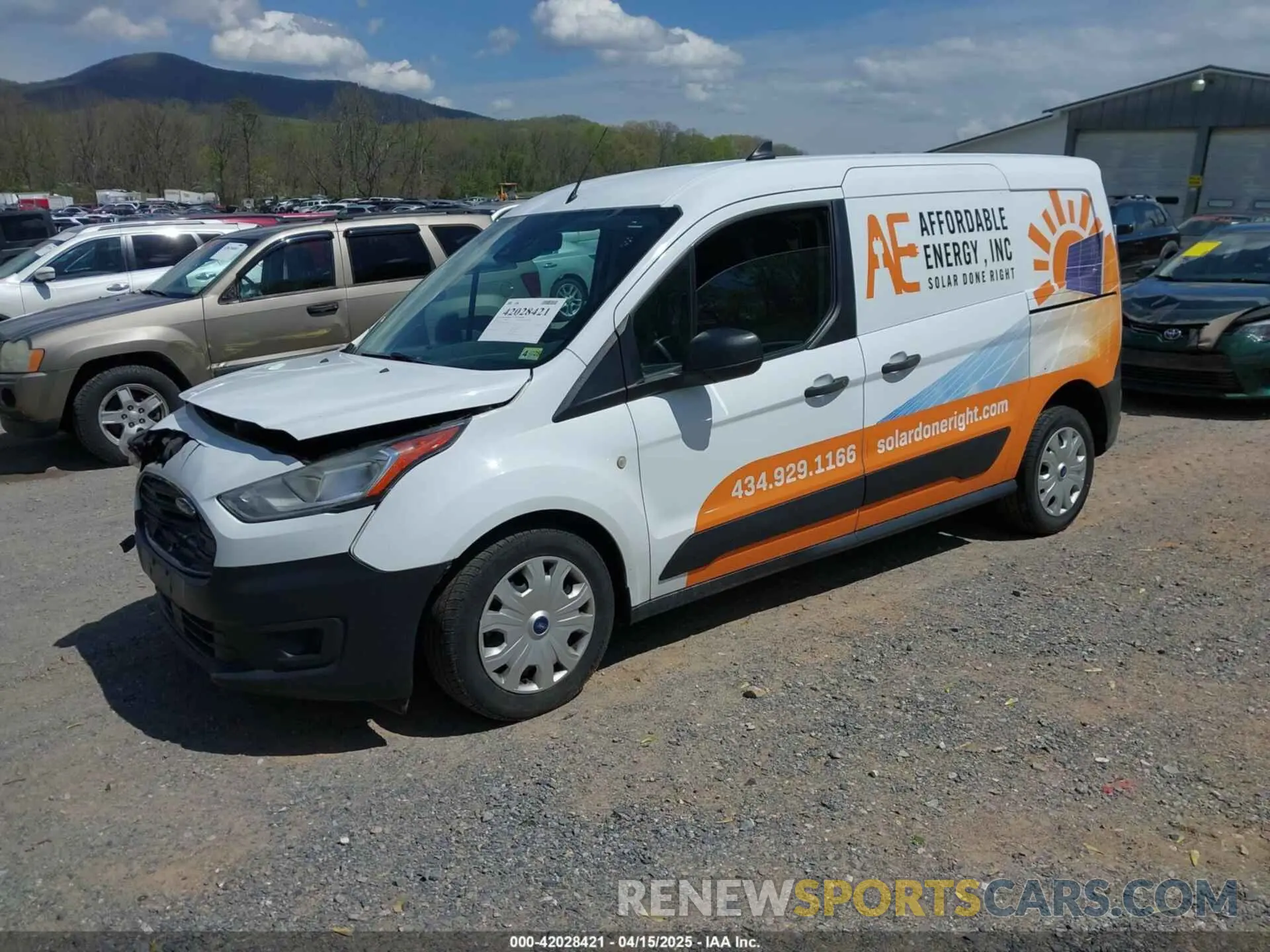 2 Photograph of a damaged car NM0LS7E28K1404247 FORD TRANSIT CONNECT 2019
