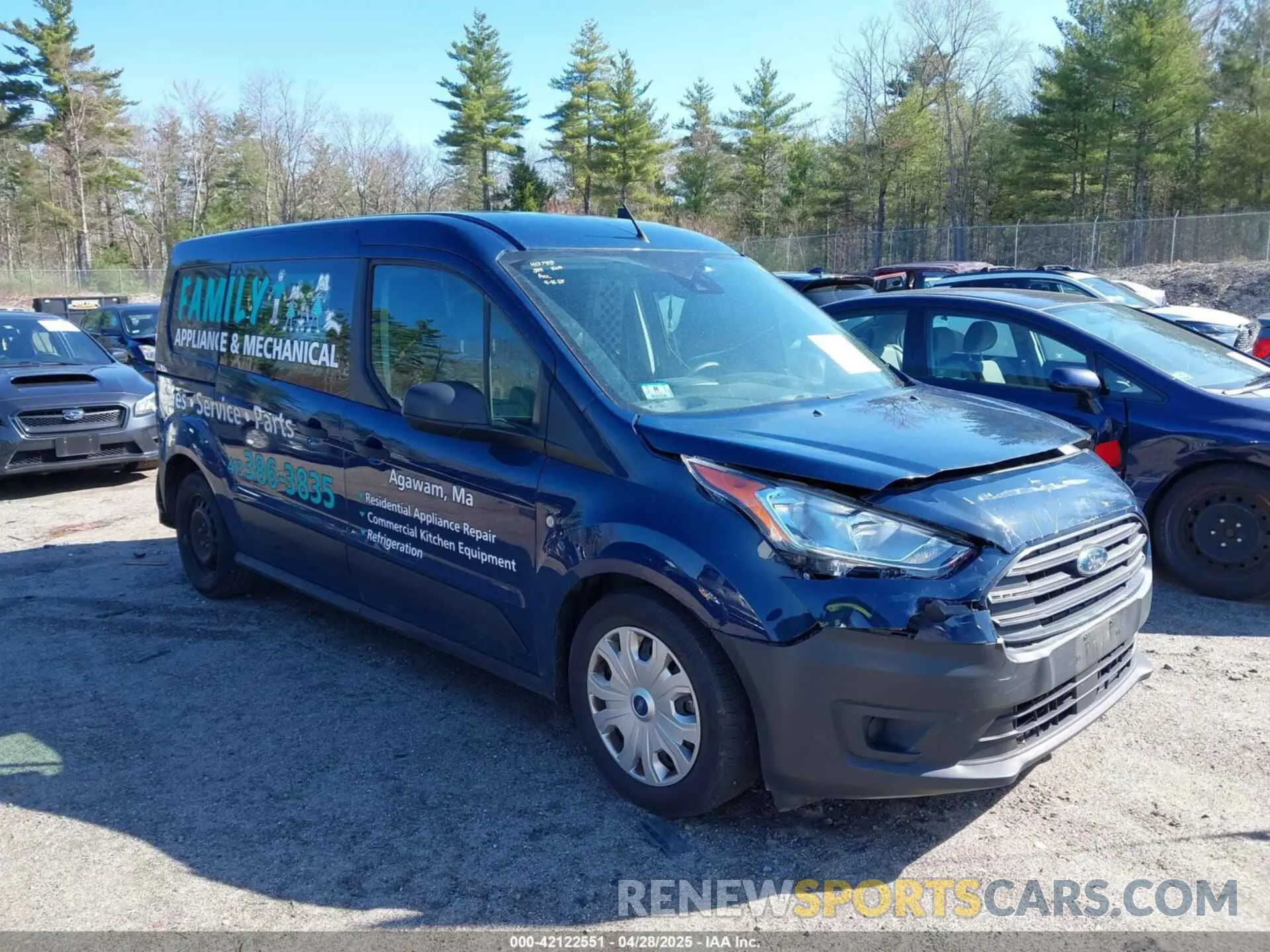 1 Photograph of a damaged car NM0LS7E28K1426636 FORD TRANSIT CONNECT 2019