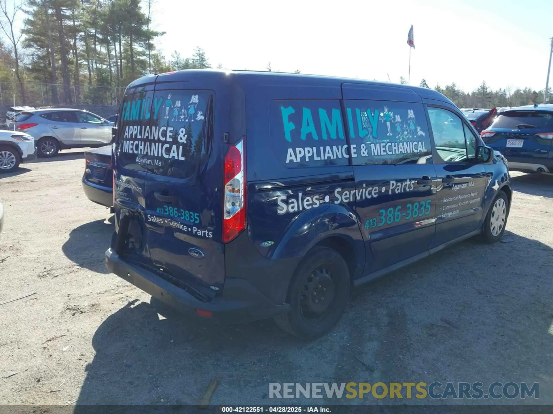 4 Photograph of a damaged car NM0LS7E28K1426636 FORD TRANSIT CONNECT 2019