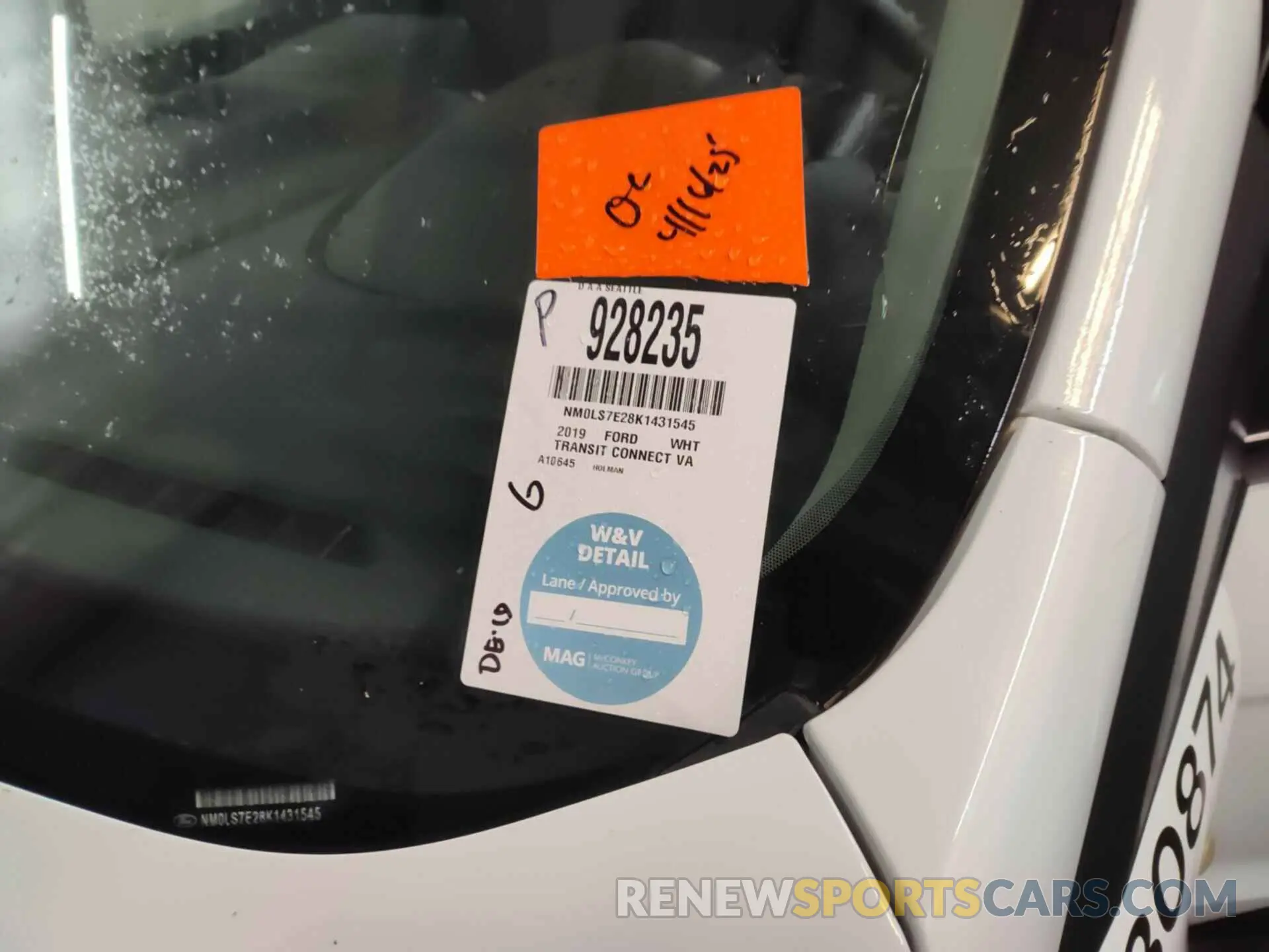 19 Photograph of a damaged car NM0LS7E28K1431545 FORD TRANSIT CONNECT 2019