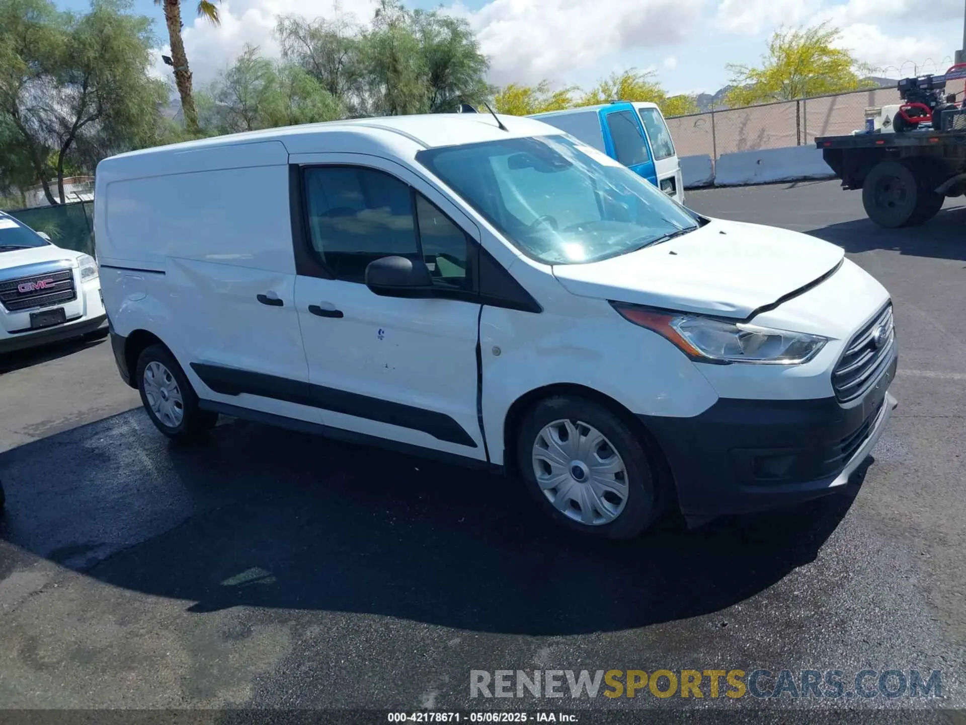 1 Photograph of a damaged car NM0LS7E29K1417122 FORD TRANSIT CONNECT 2019