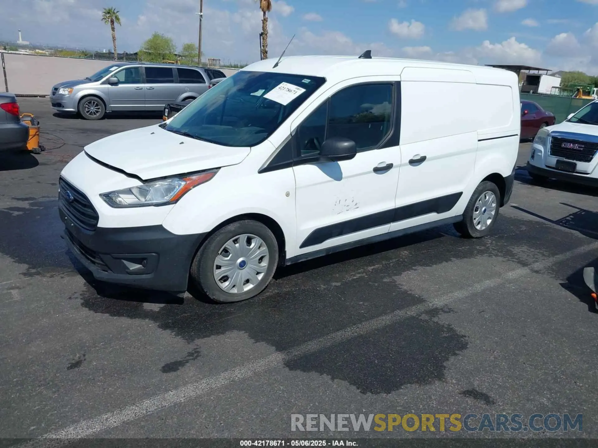 2 Photograph of a damaged car NM0LS7E29K1417122 FORD TRANSIT CONNECT 2019