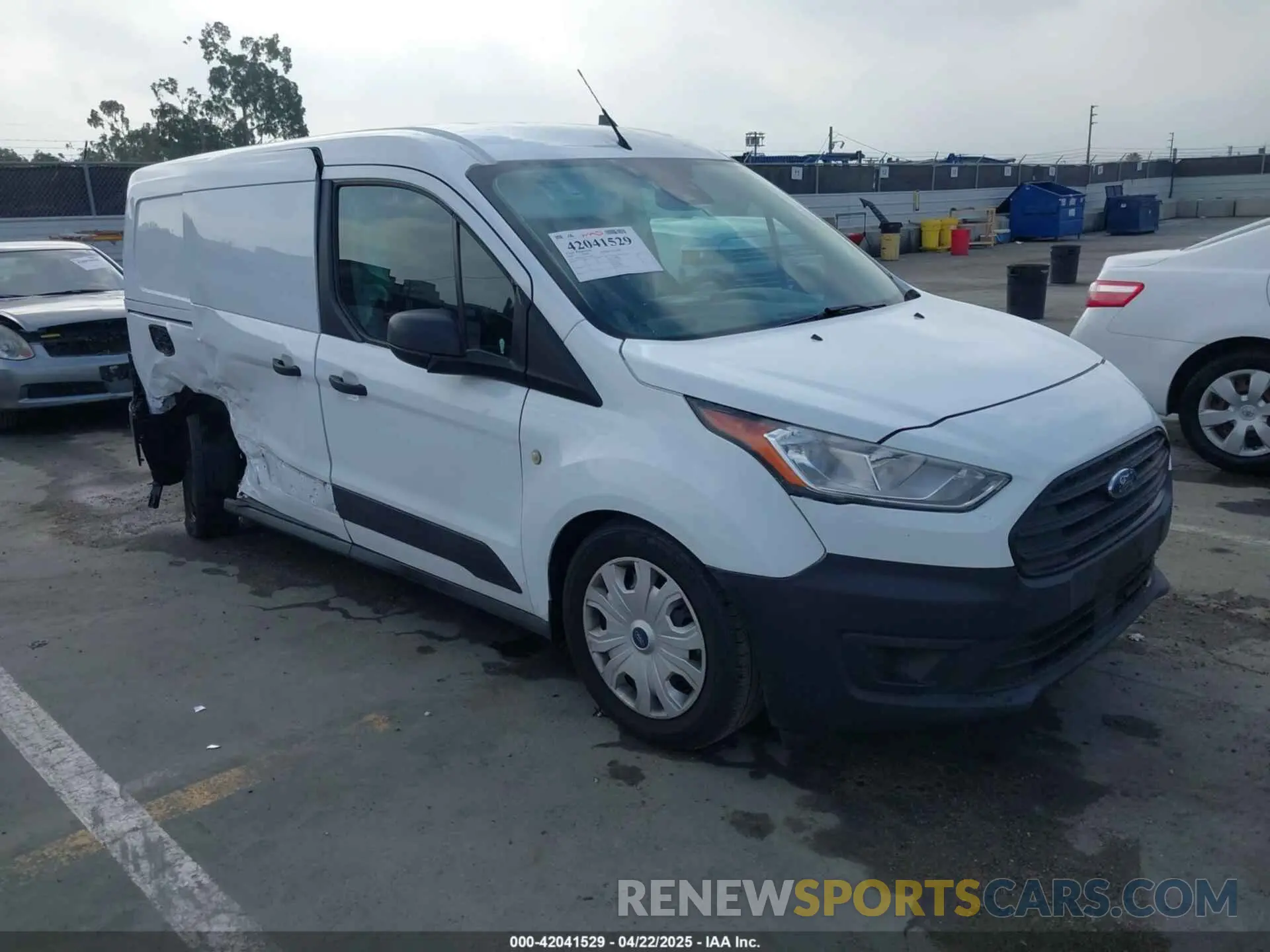 1 Photograph of a damaged car NM0LS7E2XK1398001 FORD TRANSIT CONNECT 2019