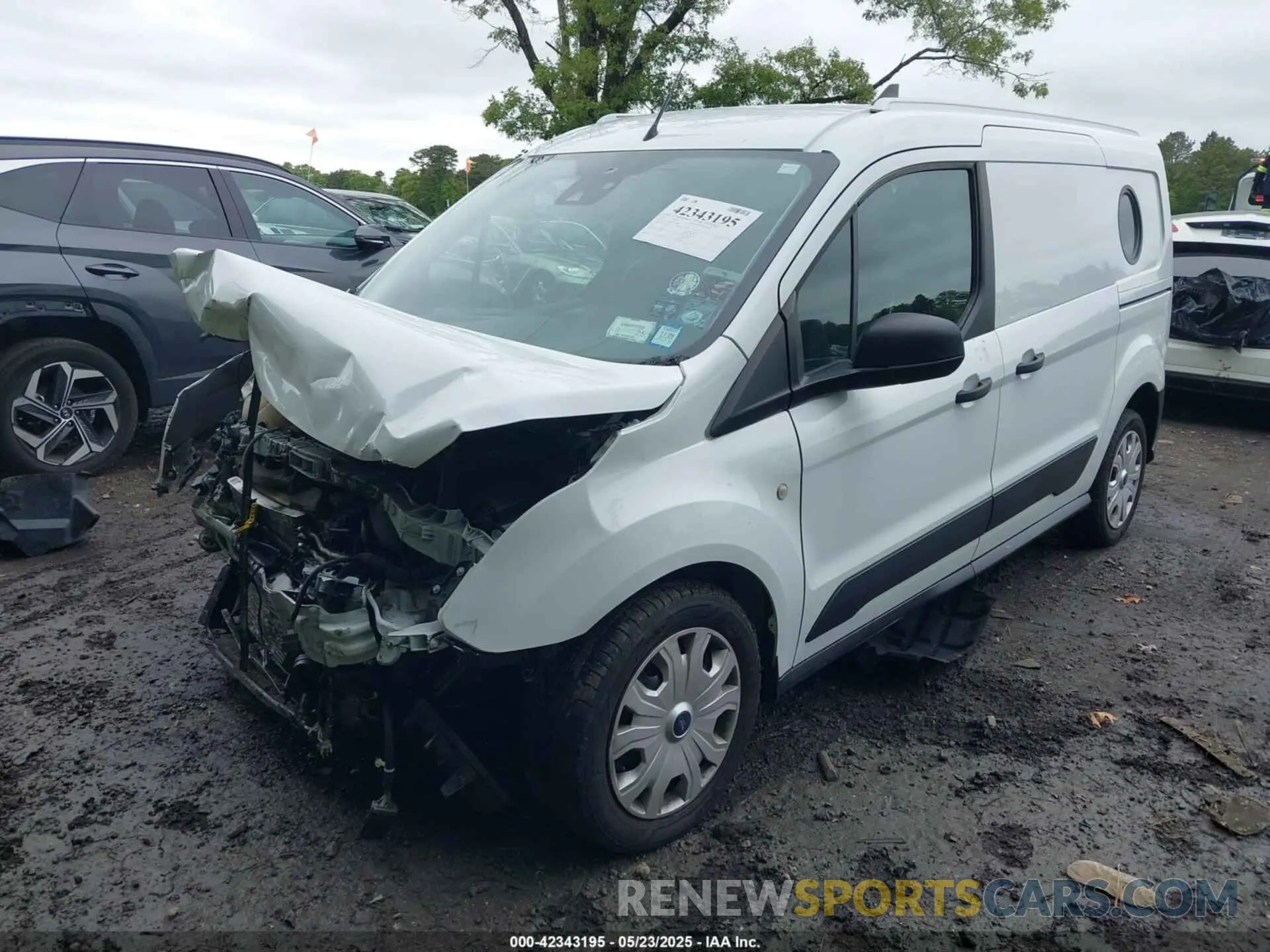 2 Photograph of a damaged car NM0LS7E2XK1406968 FORD TRANSIT CONNECT 2019