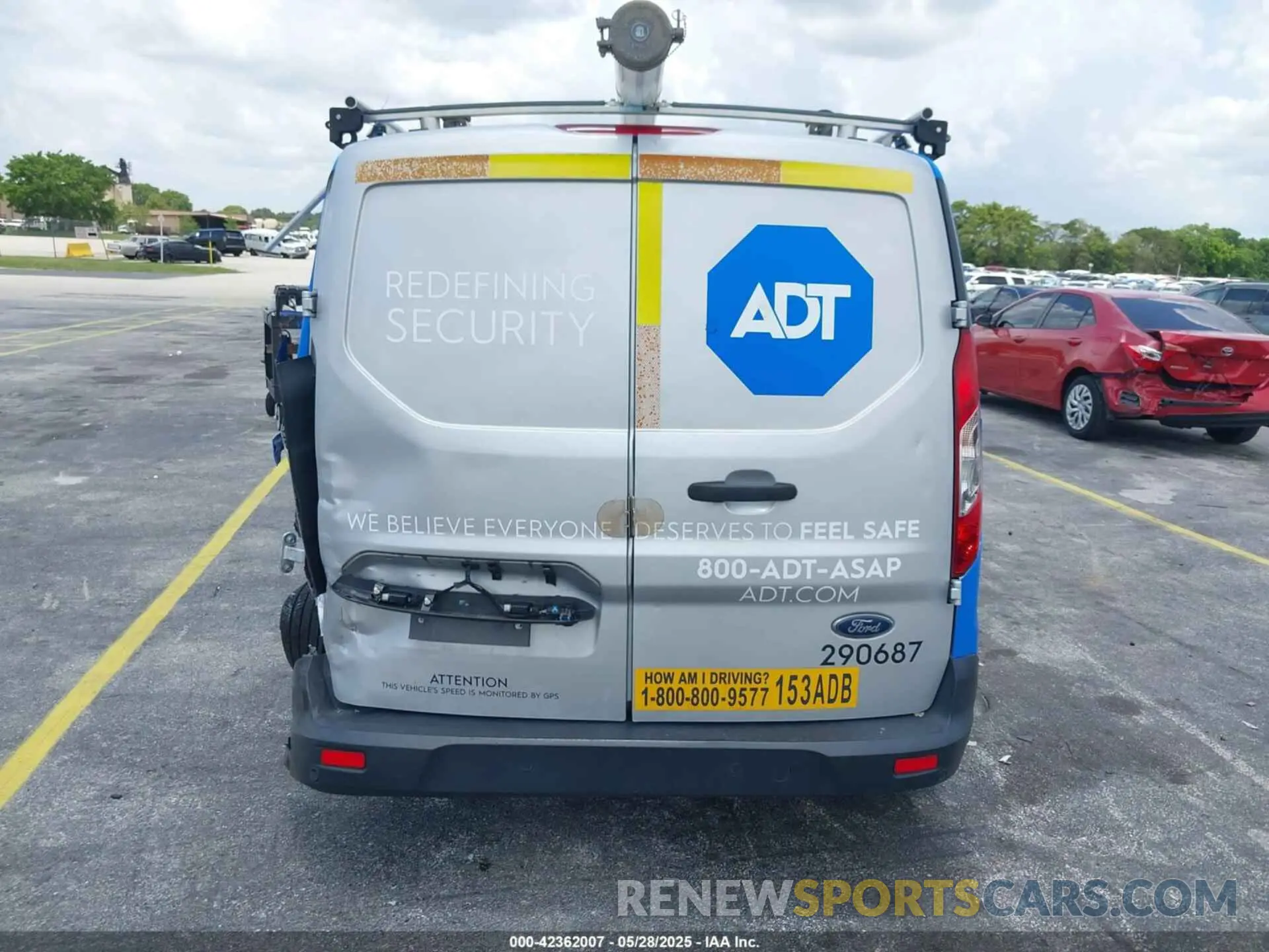16 Photograph of a damaged car NM0LS7F21K1410115 FORD TRANSIT CONNECT 2019