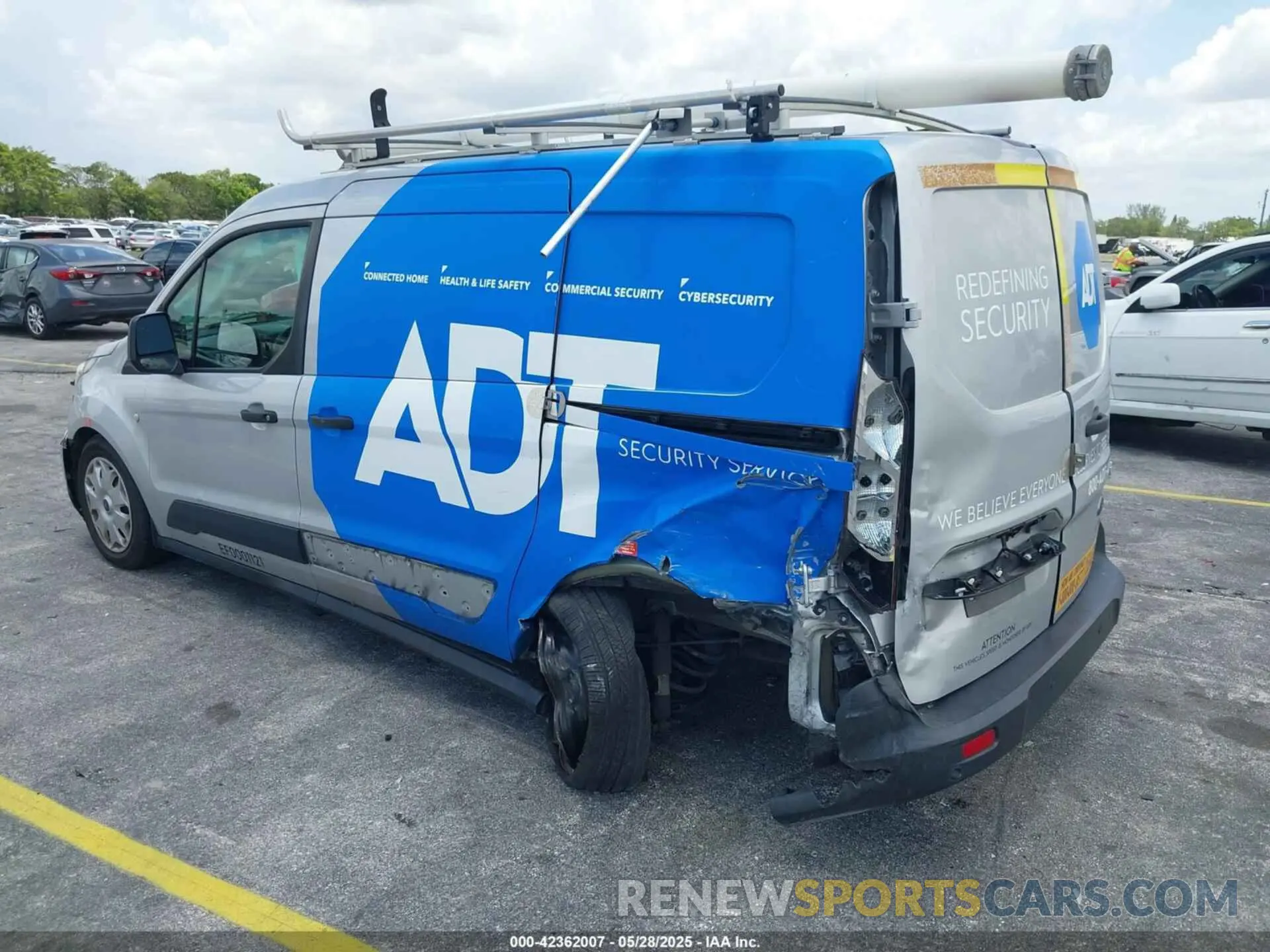 3 Photograph of a damaged car NM0LS7F21K1410115 FORD TRANSIT CONNECT 2019
