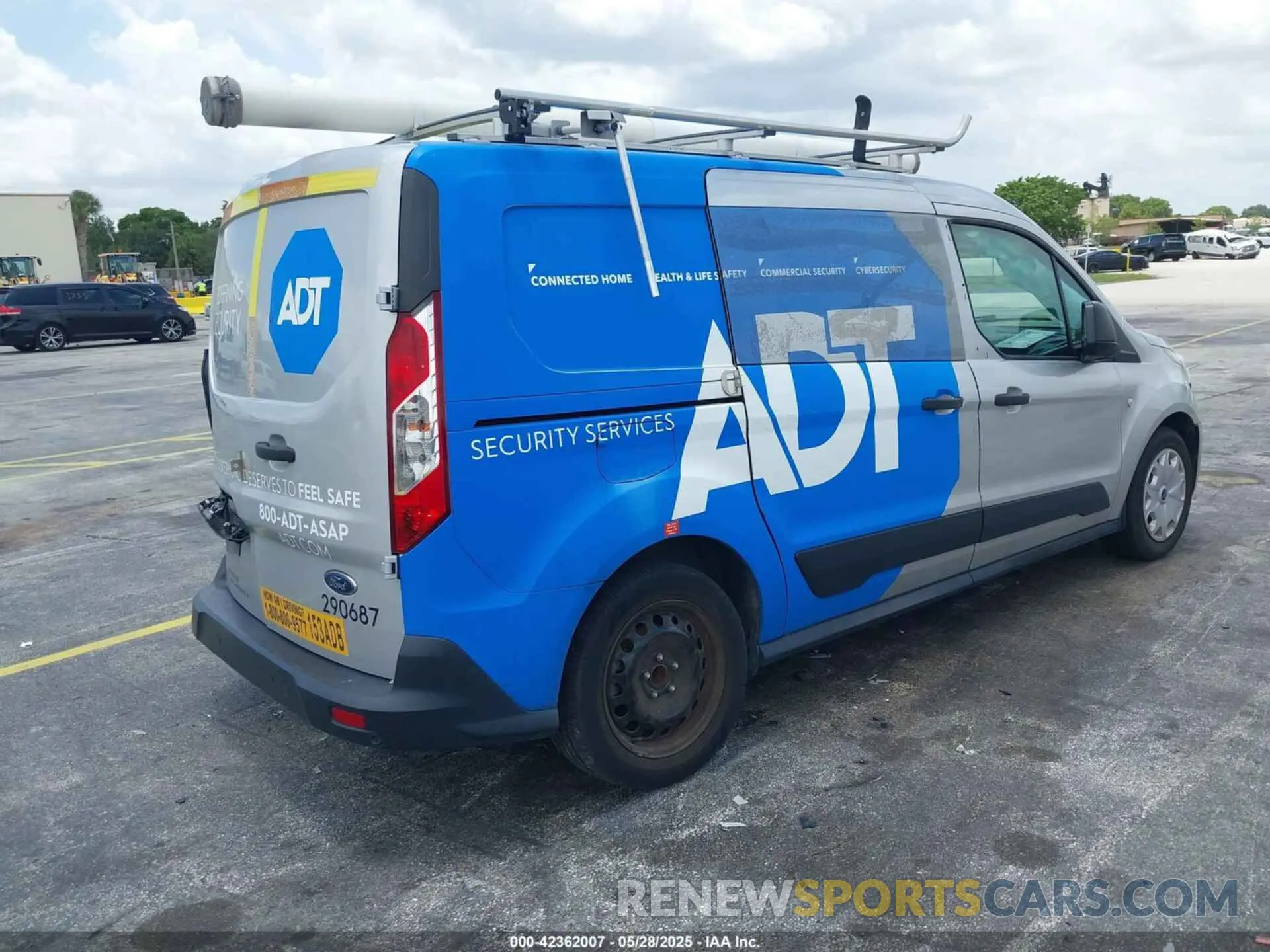 4 Photograph of a damaged car NM0LS7F21K1410115 FORD TRANSIT CONNECT 2019