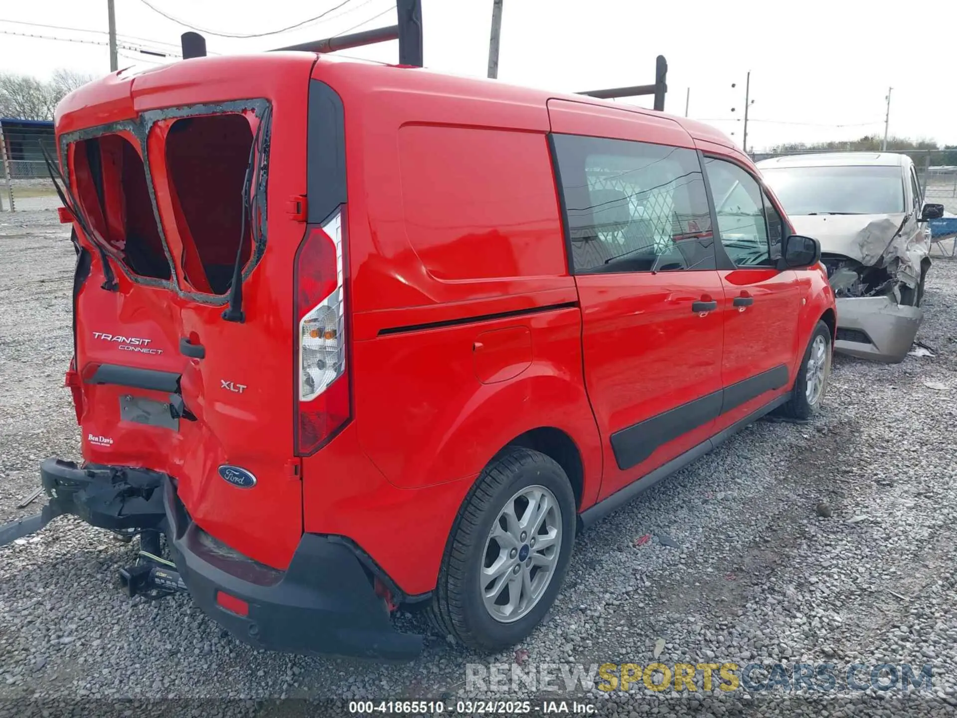 4 Photograph of a damaged car NM0LS7F22K1413668 FORD TRANSIT CONNECT 2019