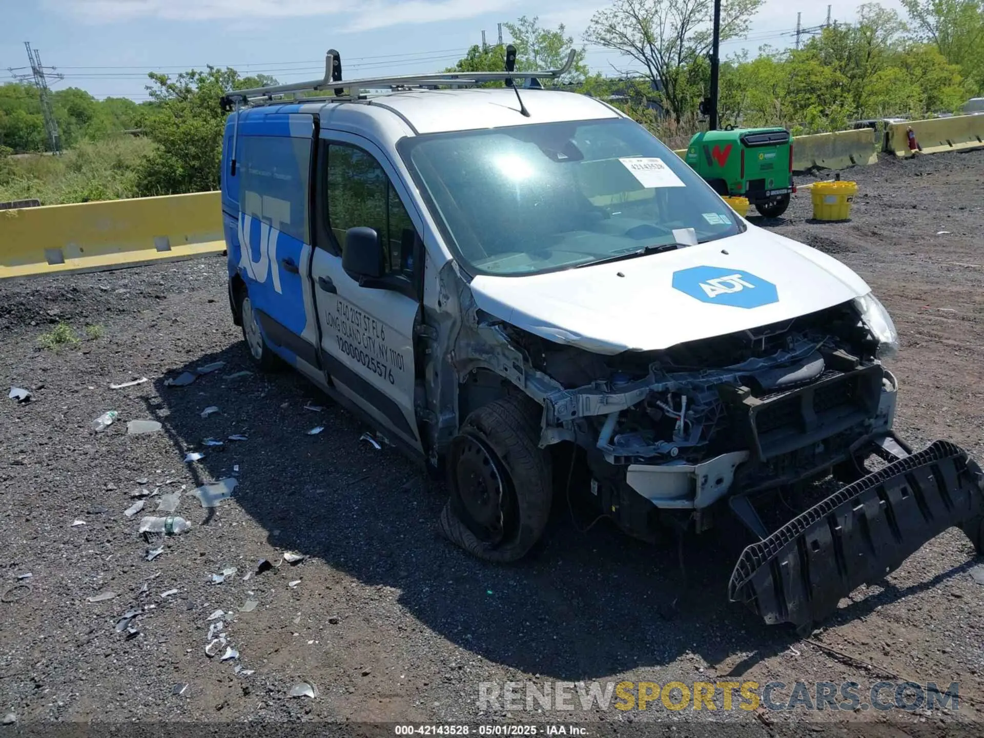 1 Photograph of a damaged car NM0LS7F22K1414917 FORD TRANSIT CONNECT 2019