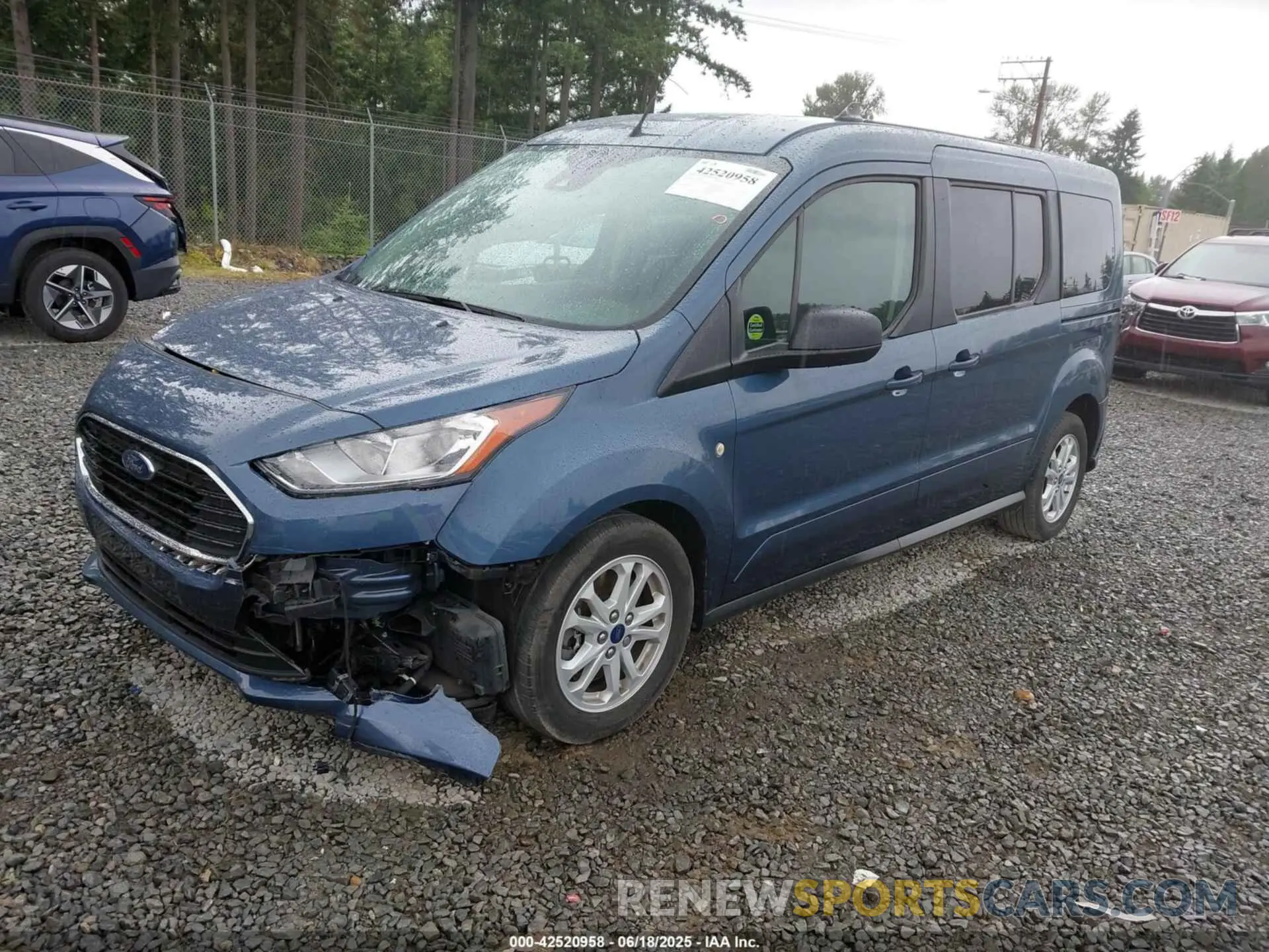 2 Photograph of a damaged car NM0GE9F21L1450930 FORD TRANSIT CONNECT 2020