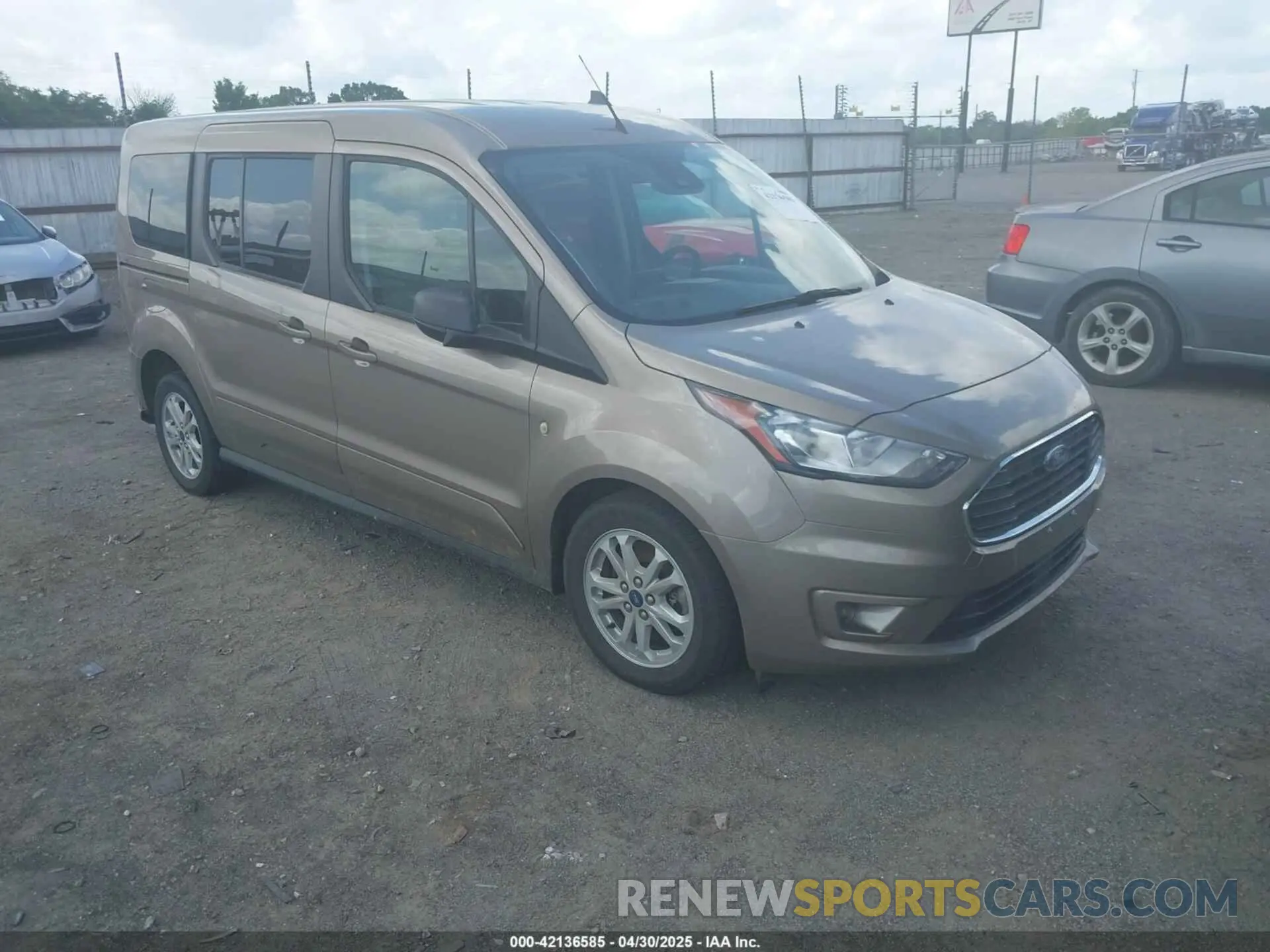 1 Photograph of a damaged car NM0GE9F25L1456908 FORD TRANSIT CONNECT 2020