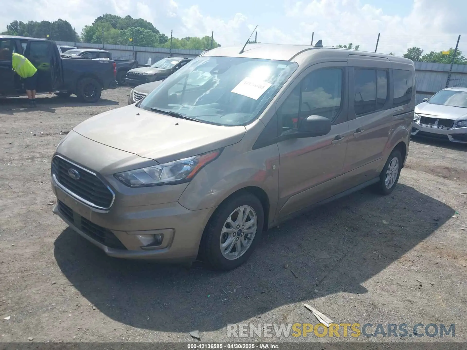 2 Photograph of a damaged car NM0GE9F25L1456908 FORD TRANSIT CONNECT 2020