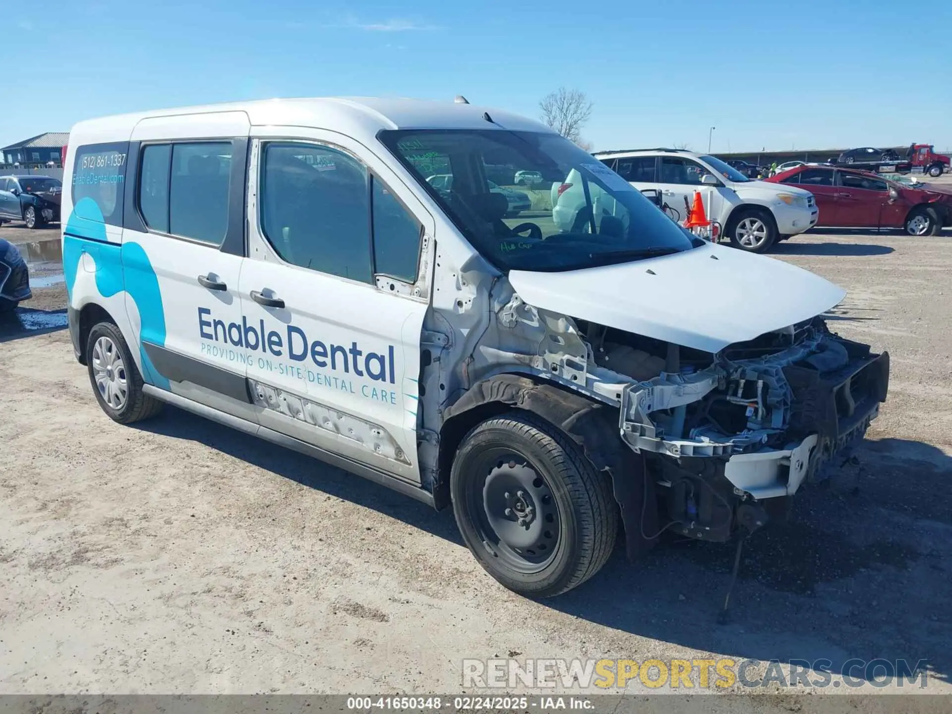 1 Photograph of a damaged car NM0GS9E22L1470159 FORD TRANSIT CONNECT 2020