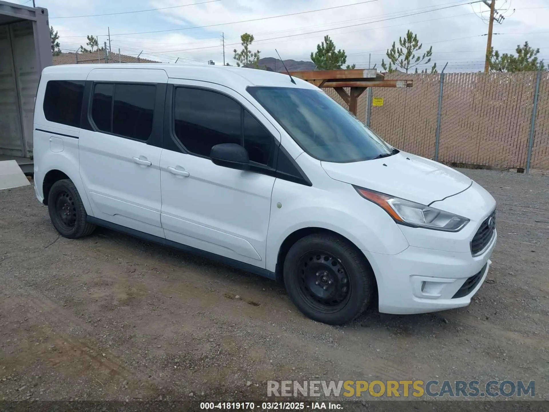 1 Photograph of a damaged car NM0GS9F22L1436947 FORD TRANSIT CONNECT 2020