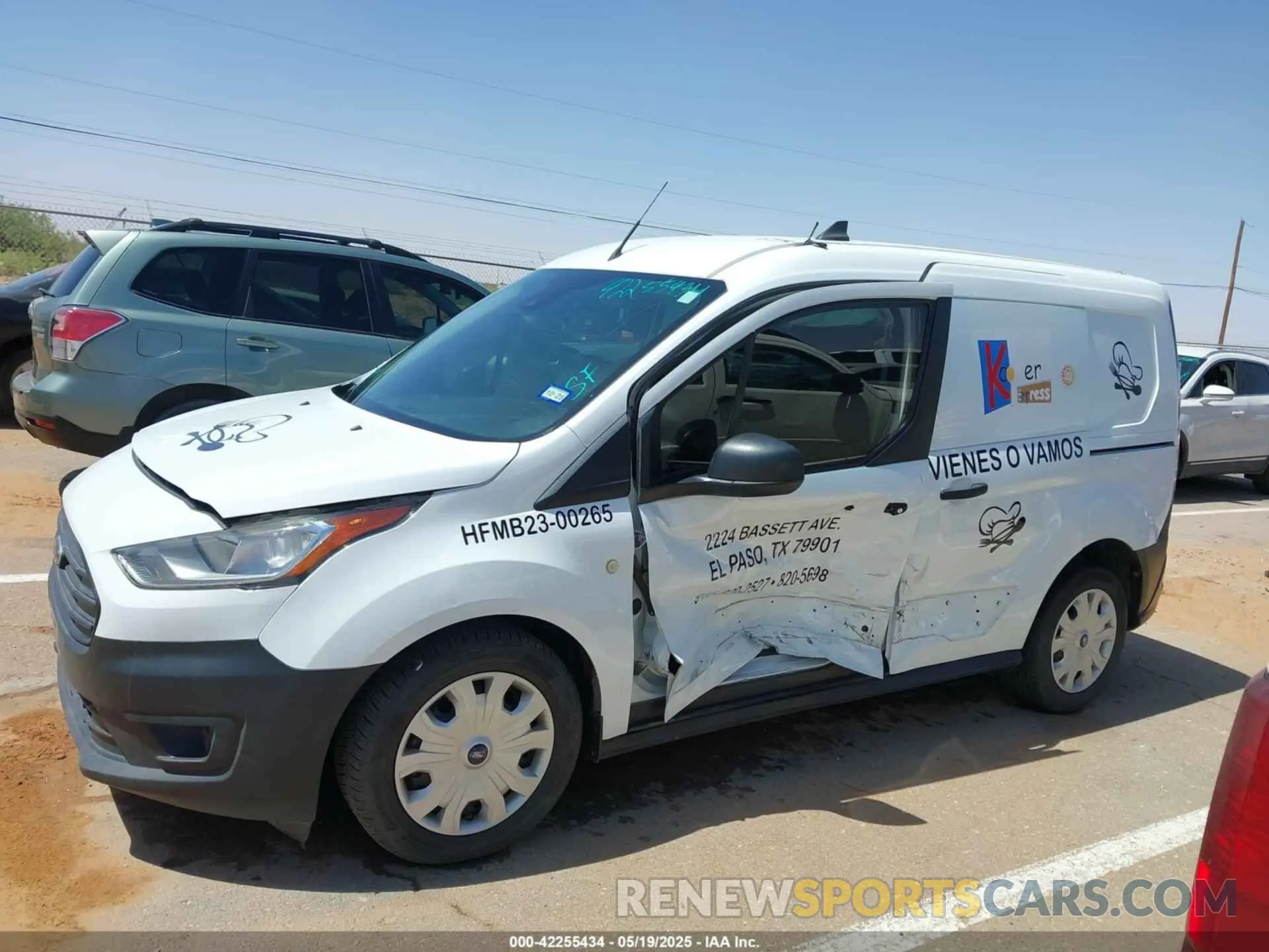 14 Photograph of a damaged car NM0LS6E25L1436875 FORD TRANSIT CONNECT 2020