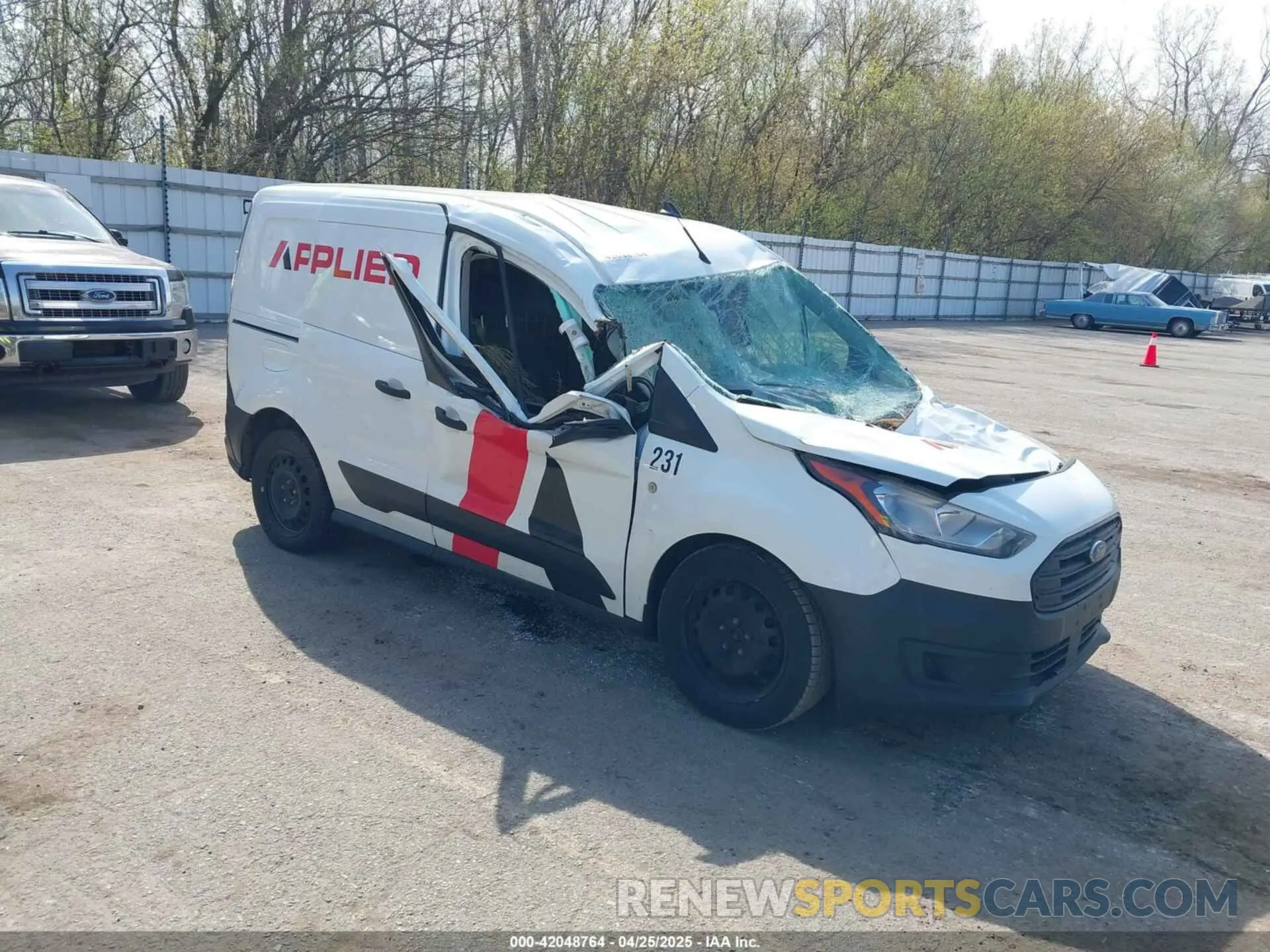 1 Photograph of a damaged car NM0LS6E27L1477864 FORD TRANSIT CONNECT 2020
