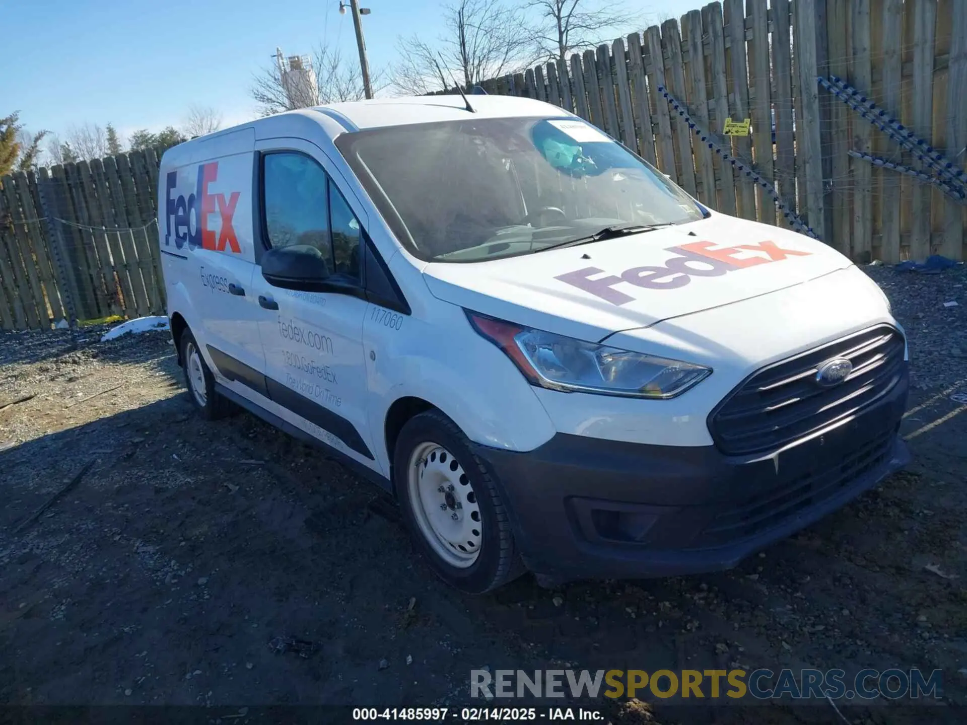 1 Photograph of a damaged car NM0LS7E20L1435655 FORD TRANSIT CONNECT 2020