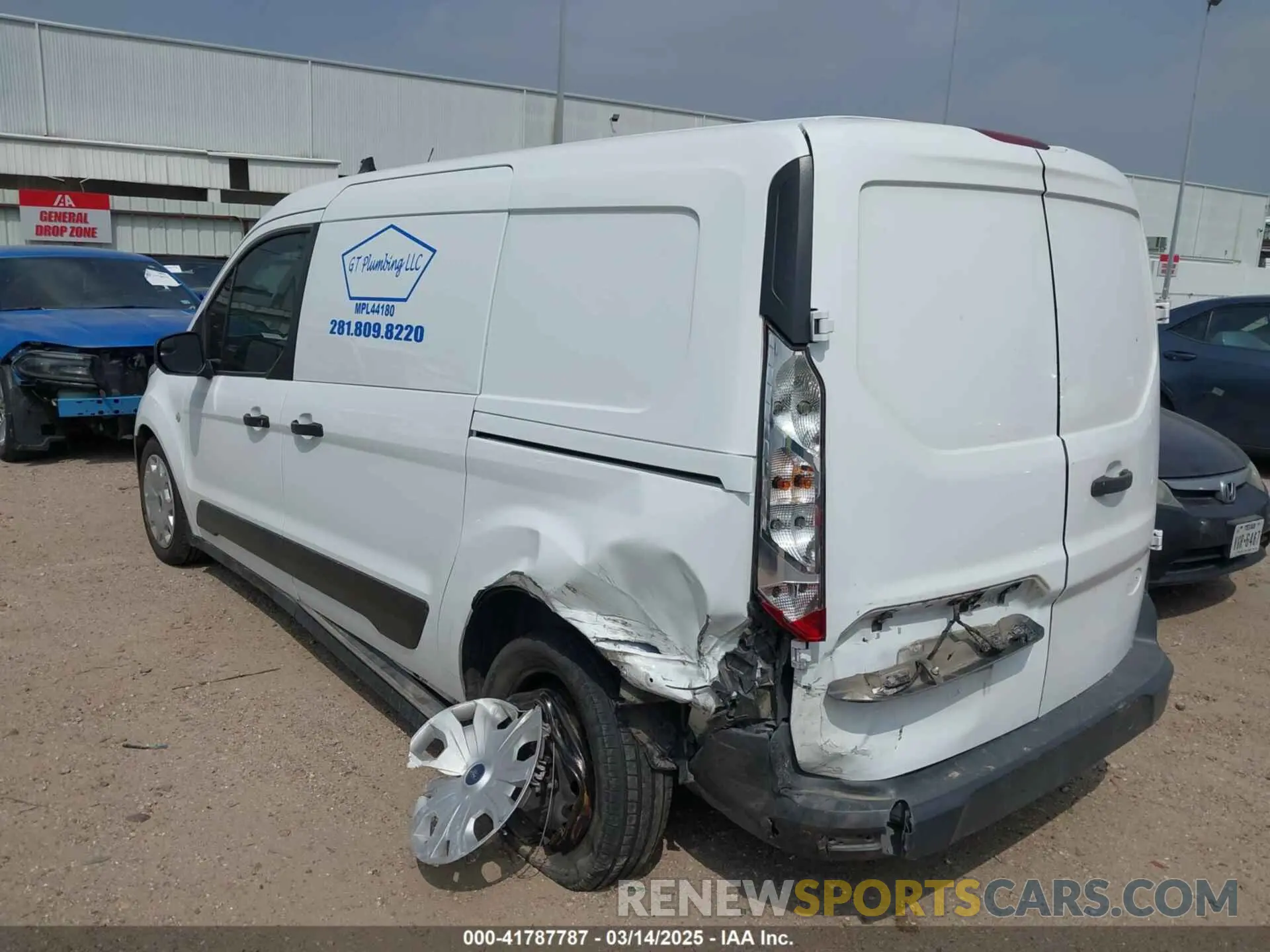 3 Photograph of a damaged car NM0LS7E20L1472172 FORD TRANSIT CONNECT 2020