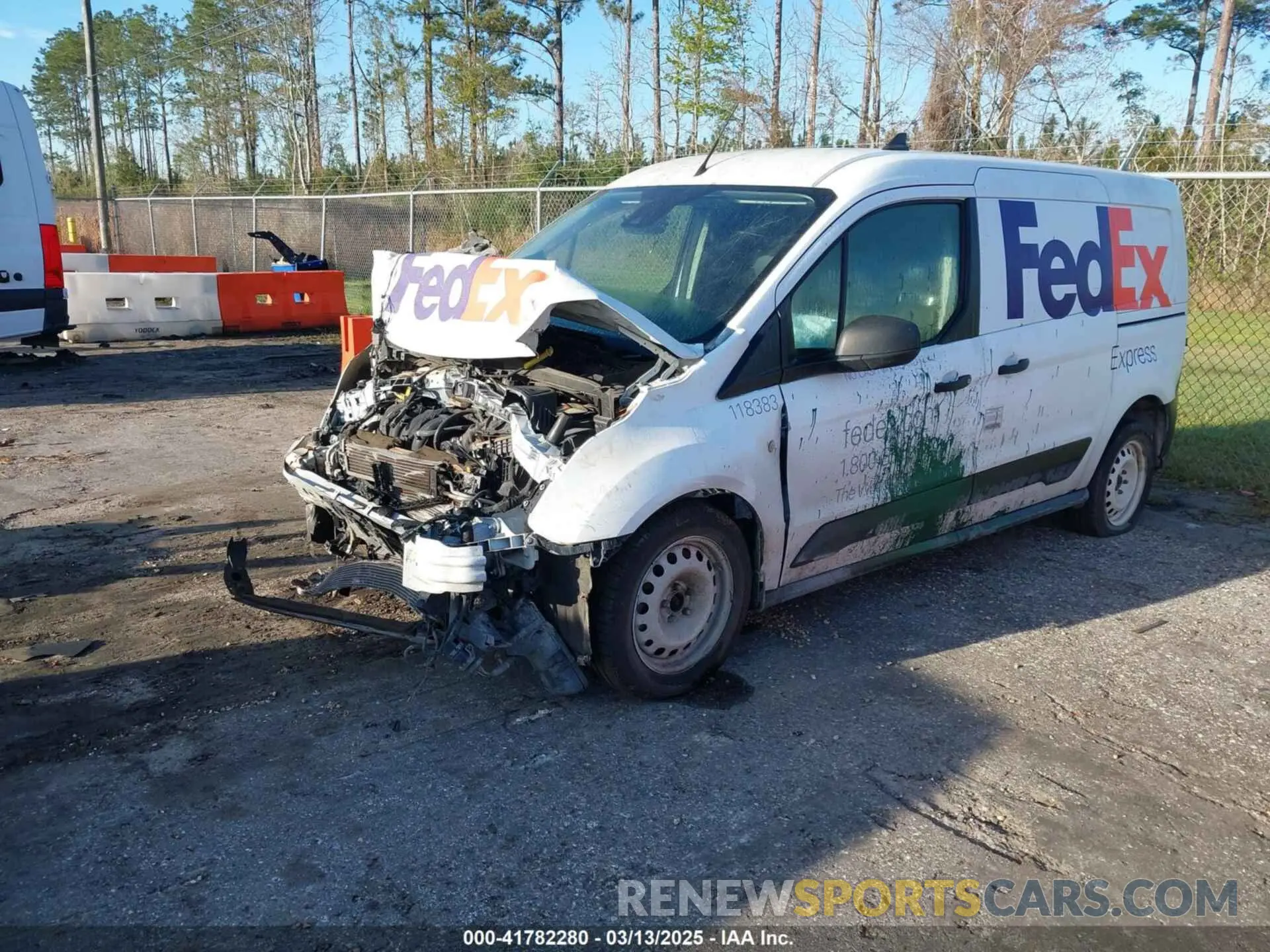 2 Photograph of a damaged car NM0LS7E21L1469734 FORD TRANSIT CONNECT 2020