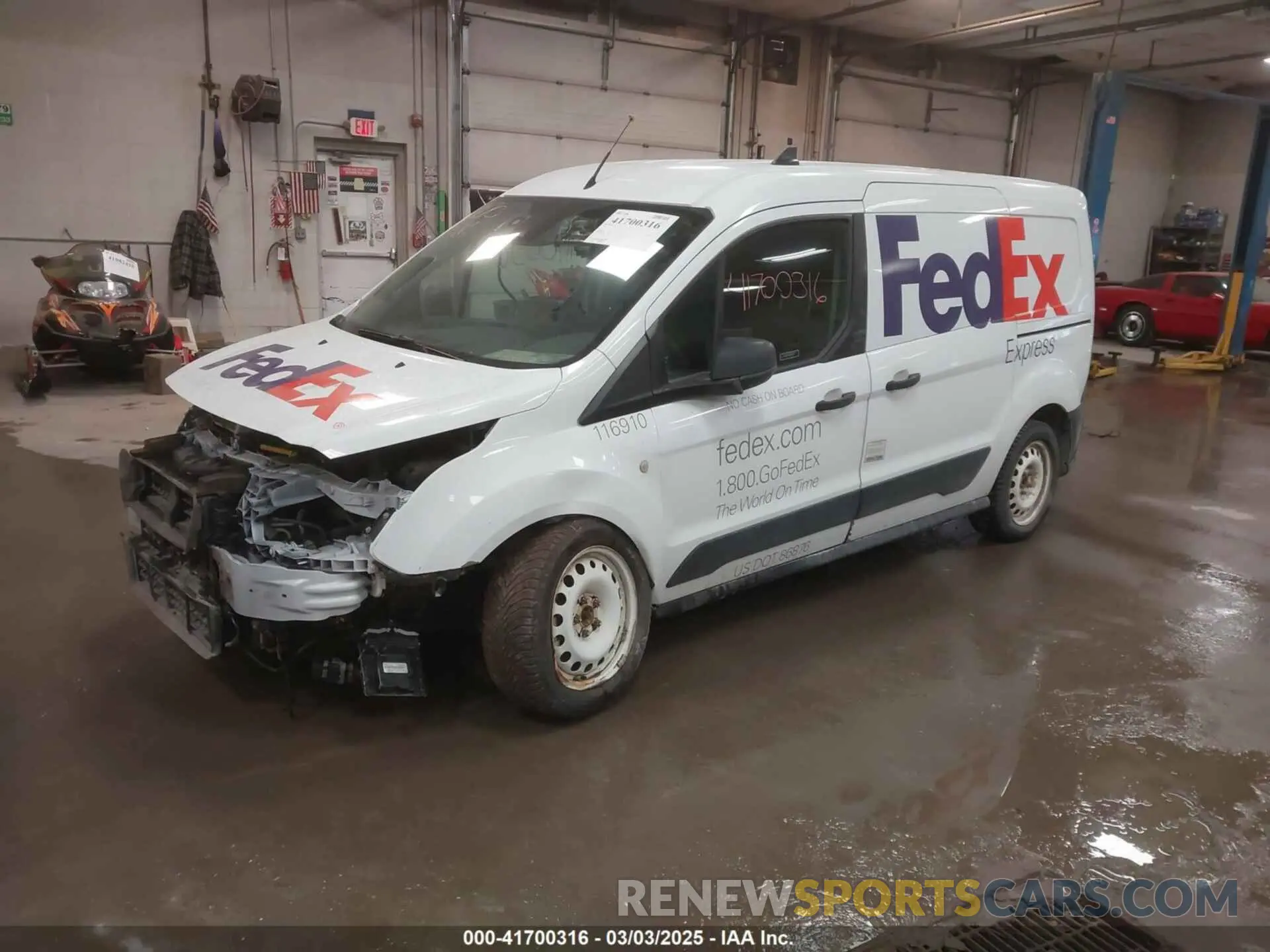 2 Photograph of a damaged car NM0LS7E22L1437939 FORD TRANSIT CONNECT 2020