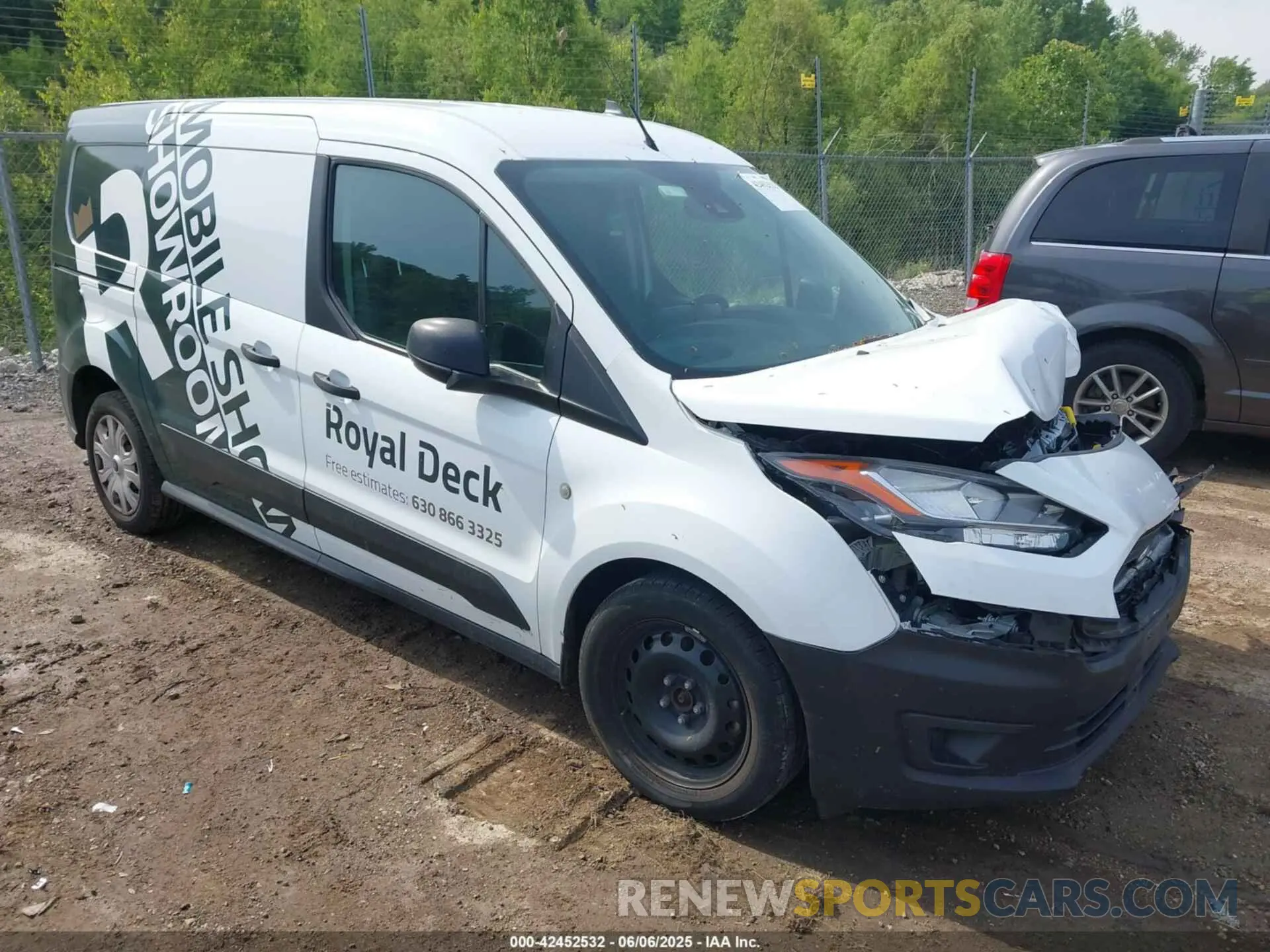 1 Photograph of a damaged car NM0LS7E22L1449797 FORD TRANSIT CONNECT 2020