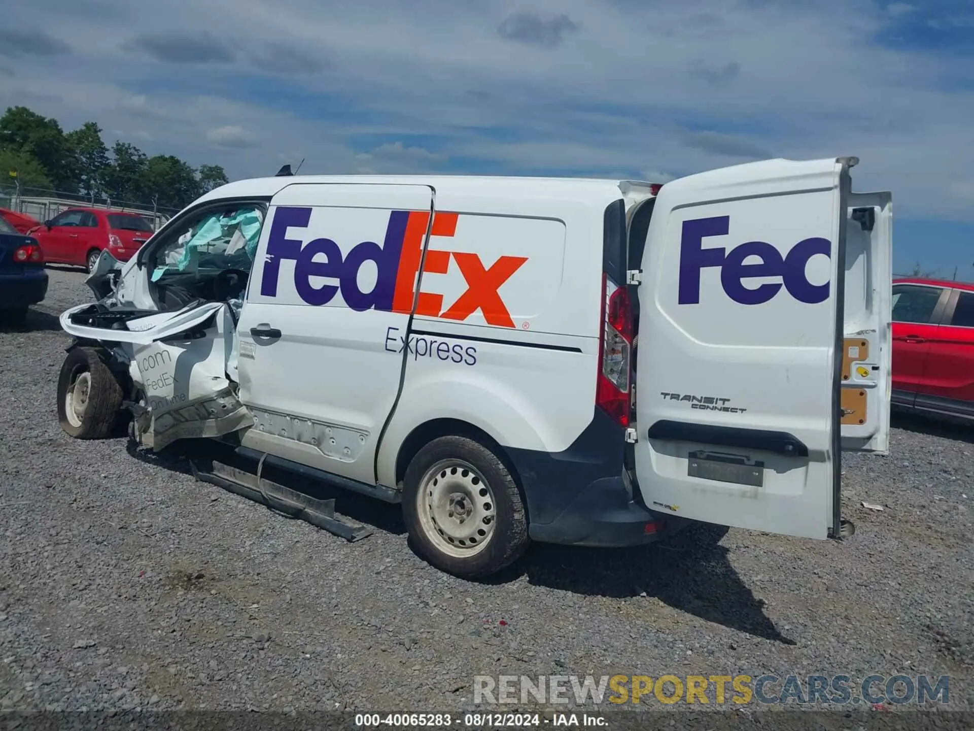 3 Photograph of a damaged car NM0LS7E23L1435634 FORD TRANSIT CONNECT 2020