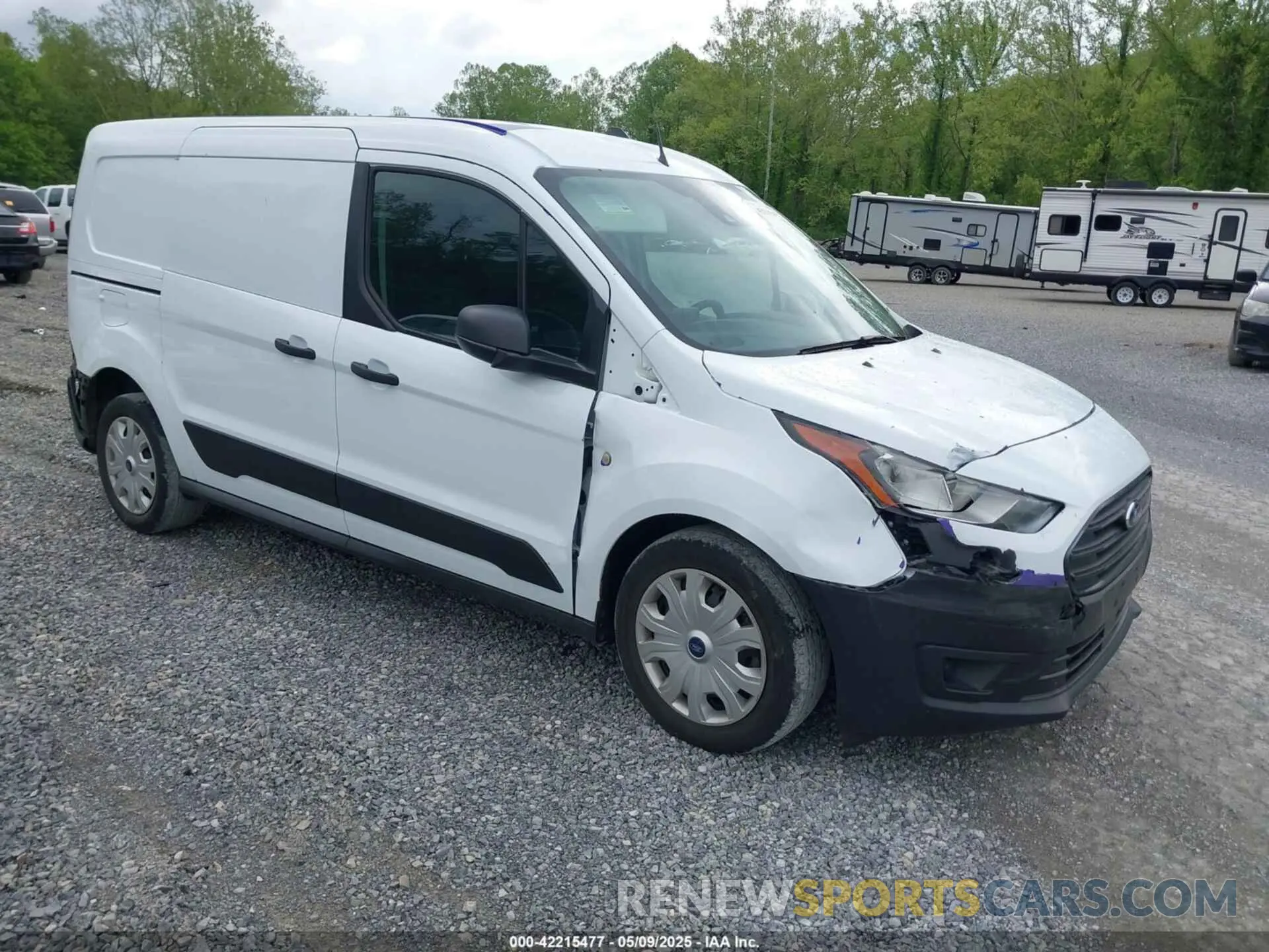 1 Photograph of a damaged car NM0LS7E23L1454796 FORD TRANSIT CONNECT 2020